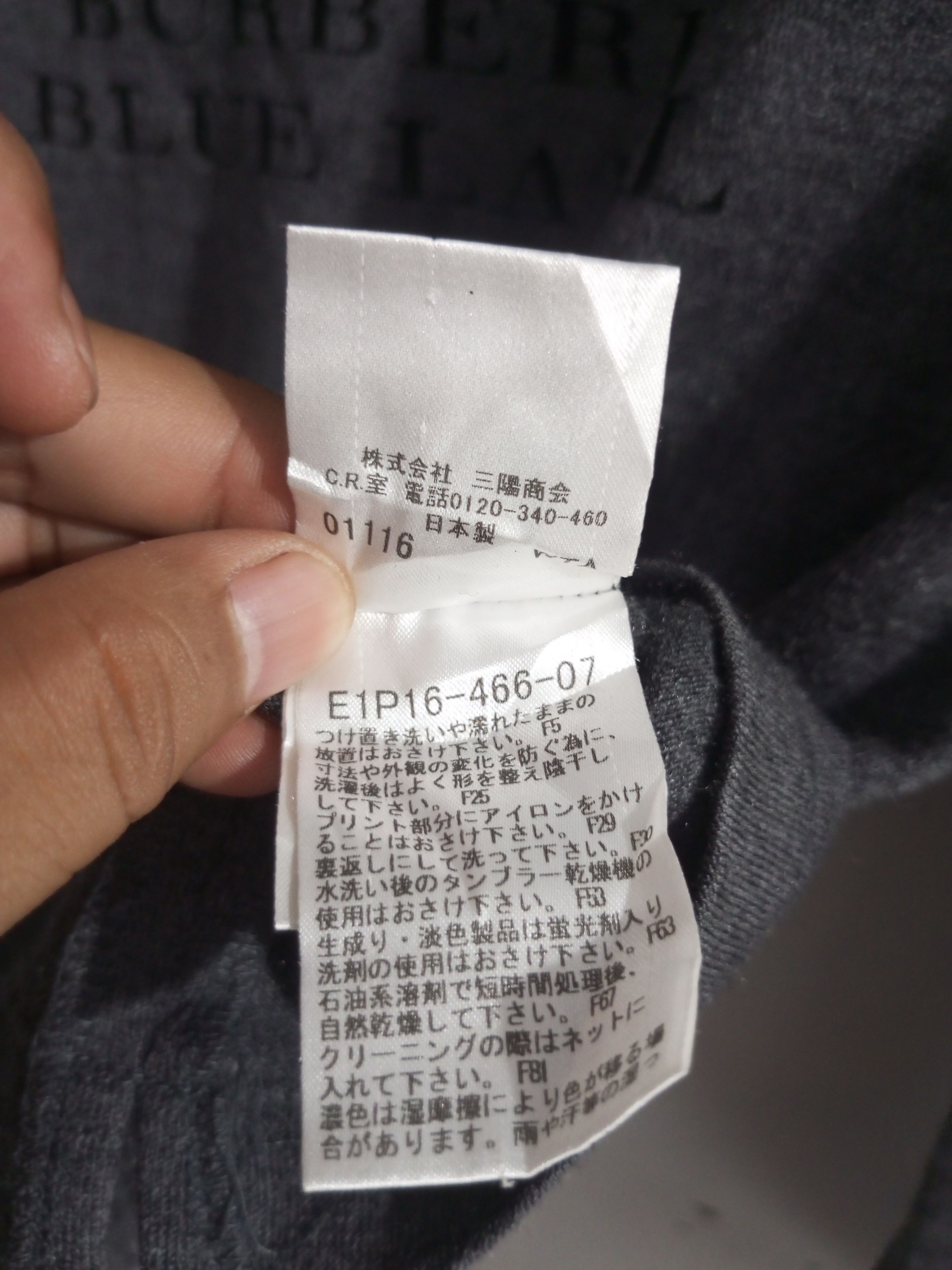 Burberry Burberry london blue label prorsum big logo long sleeve tee Size S / US 4 / IT 40 - 10 Thumbnail