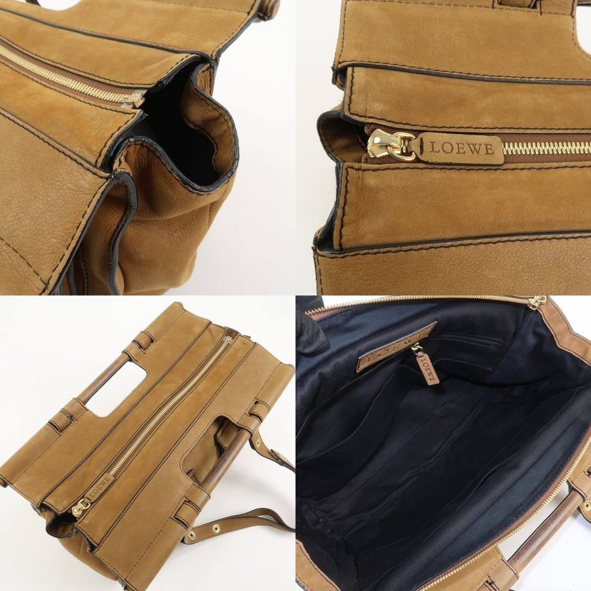 Loewe Loewe Candy Leather Tote Tan Size ONE SIZE - 7 Thumbnail