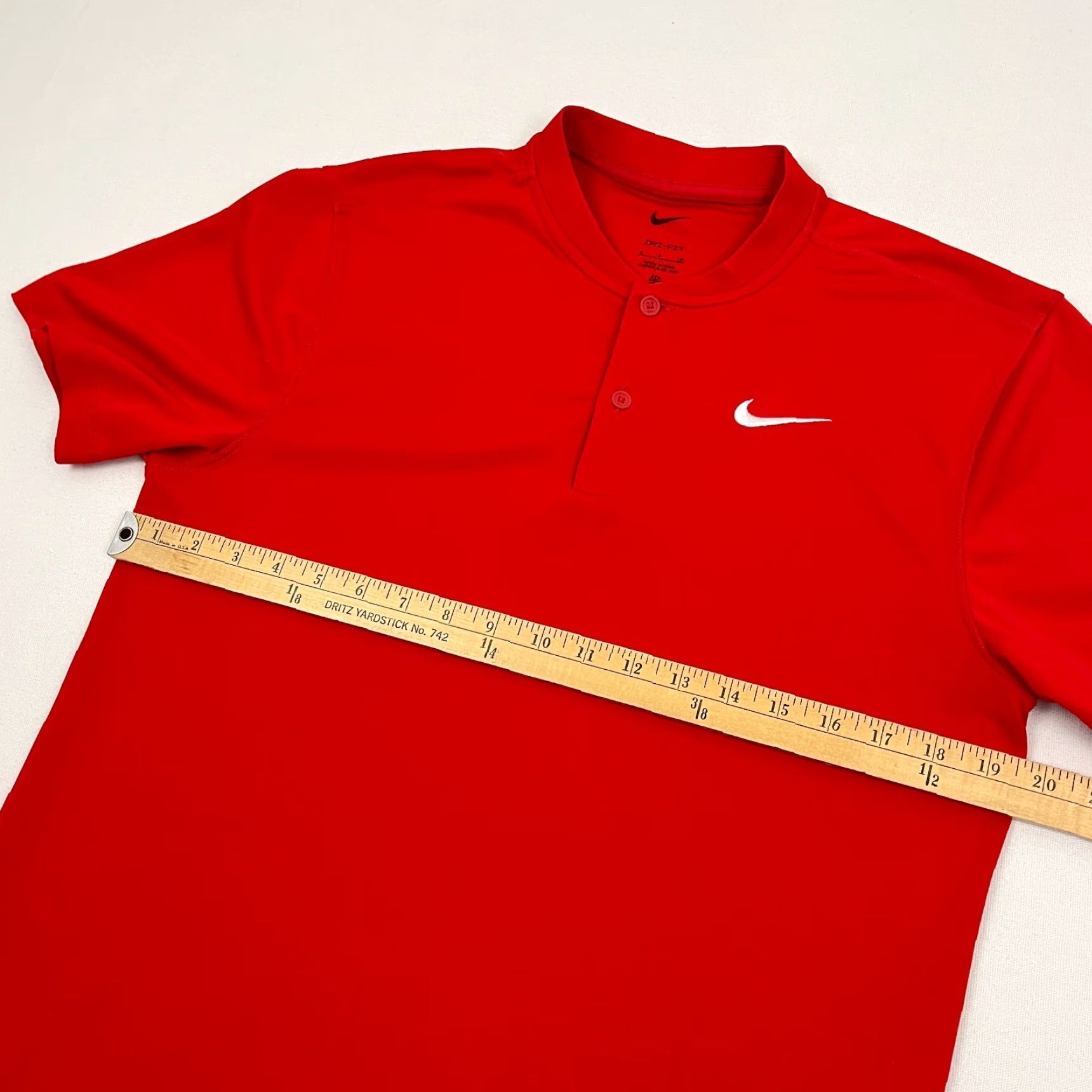 Nike Nike Dri-Fit Polo Shirt Mens S Red Sport Golf Preppy Size US S / EU 44-46 / 1 - 5 Thumbnail