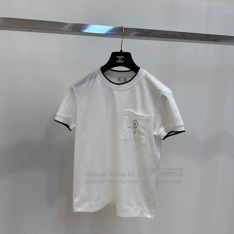 Brunello Cucinelli Brunello Cucinelli Color-blocked pocket T-shirt Size XS / US 0-2 / IT 36-38 - 1 Thumbnail