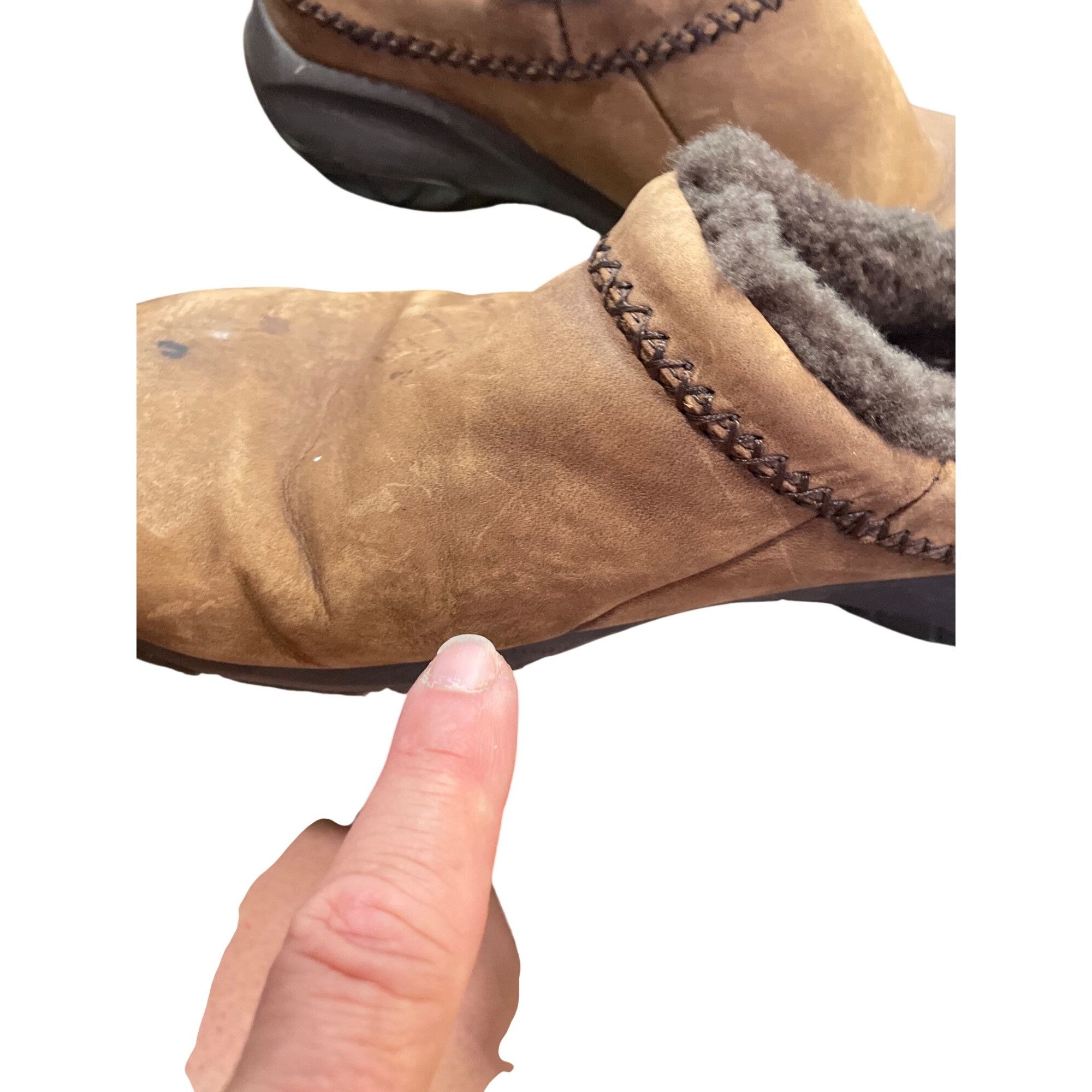 Merrell Merrell wms brown leather wool lined moc clogs shoes sz 8.5 Size US 8.5 / IT 38.5 - 14 Thumbnail