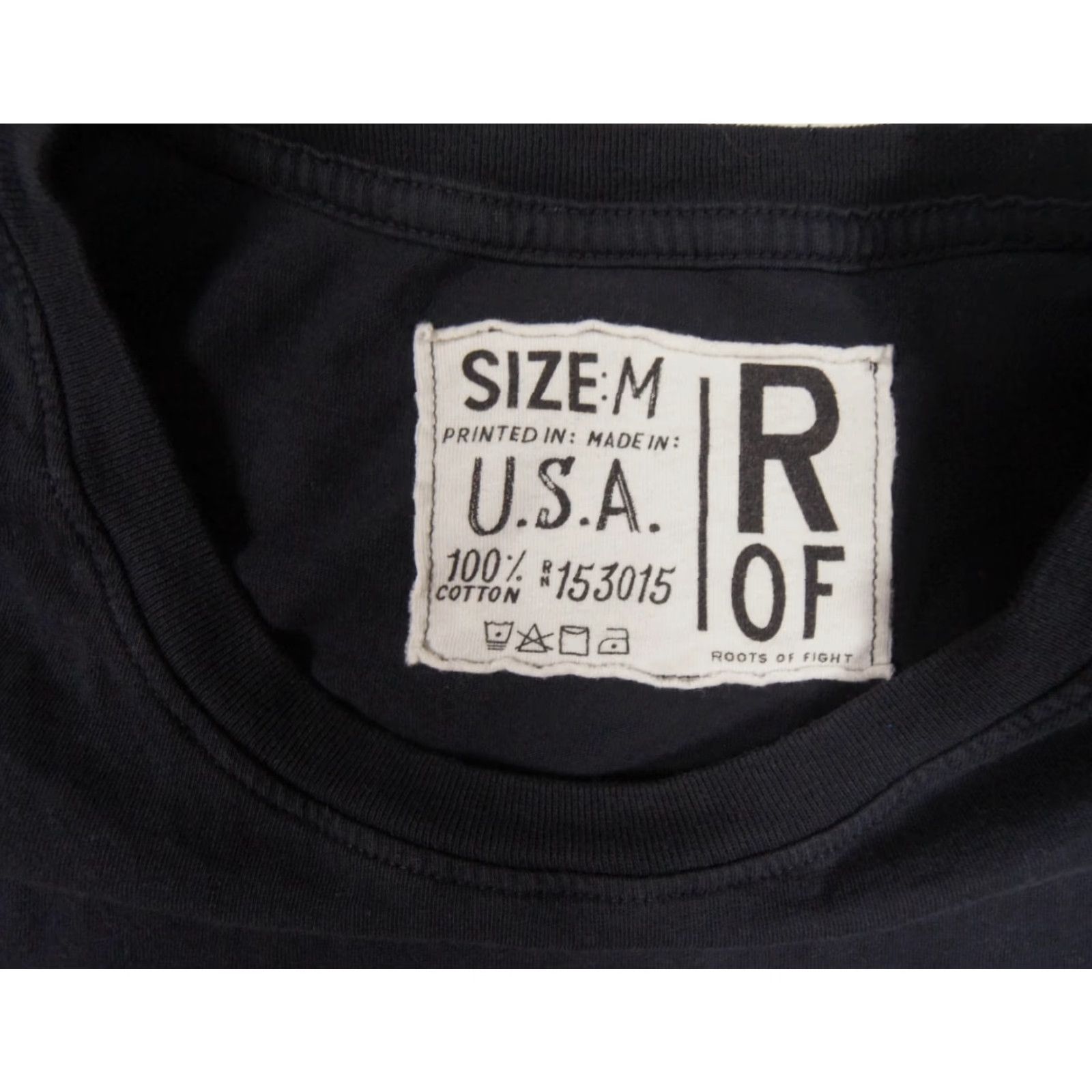 Roots Roots of Fight Malcolm X Graphic Tee Shirt Adult Medium Black Short Sleeve Mens Size US M / EU 48-50 / 2 - 5 Thumbnail