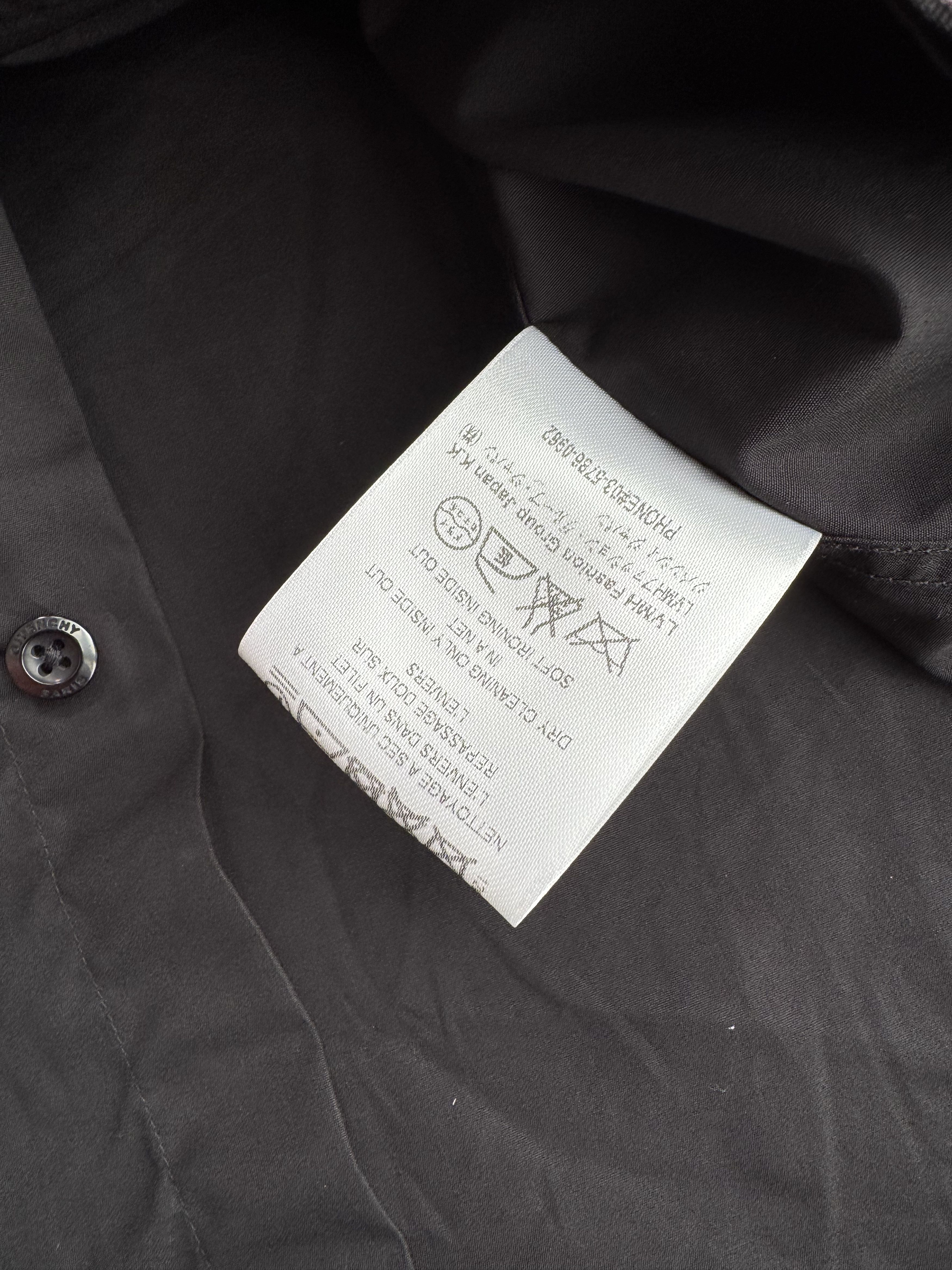 Givenchy Givenchy Riccardo Tisci Silver Piping Dress Shirt Size US M / EU 48-50 / 2 - 7 Thumbnail
