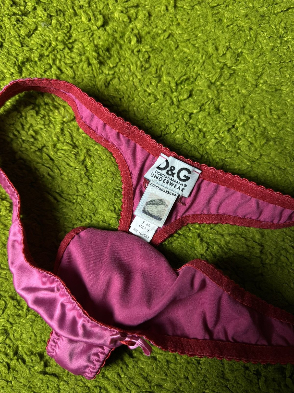 Dolce & Gabbana Dolce & Gabbana D&G 2000s vintage knit logo panties Size ONE SIZE - 3 Thumbnail