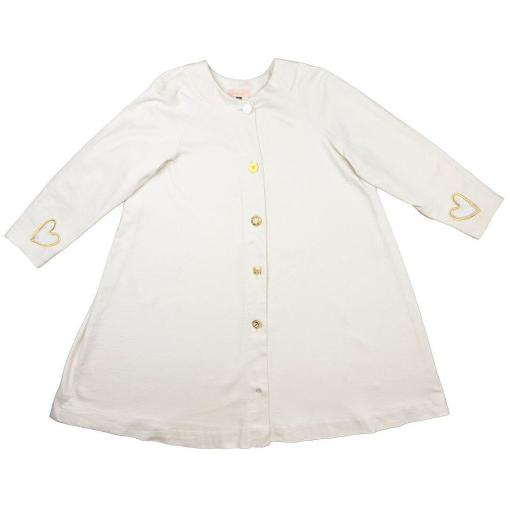 Other NOÉMIAH A-line High-end Button-up Cream Long Jacket Size M/L Size L / US 10 / IT 46 - 8 Thumbnail