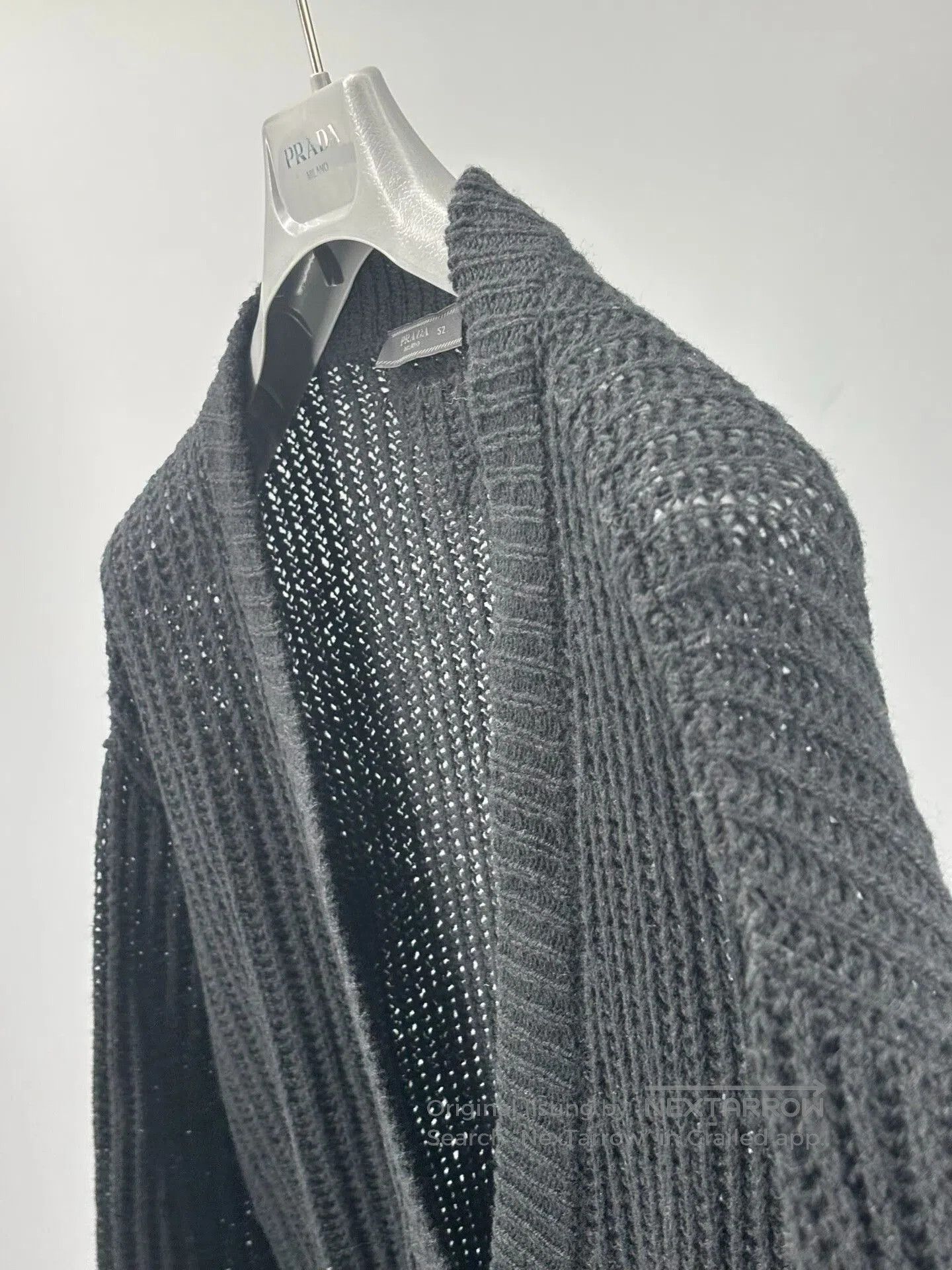 Prada prada men's knitted cardigan in black. Size US L / EU 52-54 / 3 - 2 Thumbnail