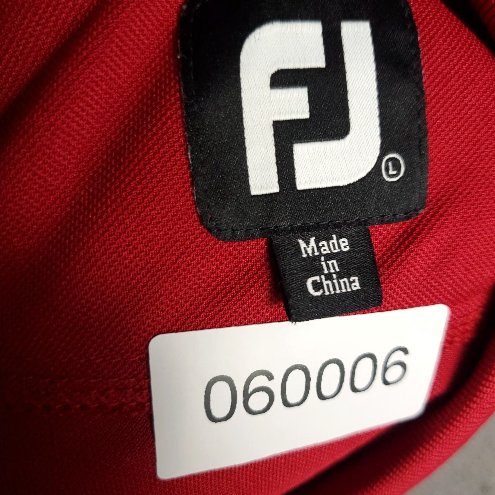 Footjoy FJ Polo Shirt Mens L Red Golf Casual Short Sleeve Shirt Size US L / EU 52-54 / 3 - 6 Thumbnail