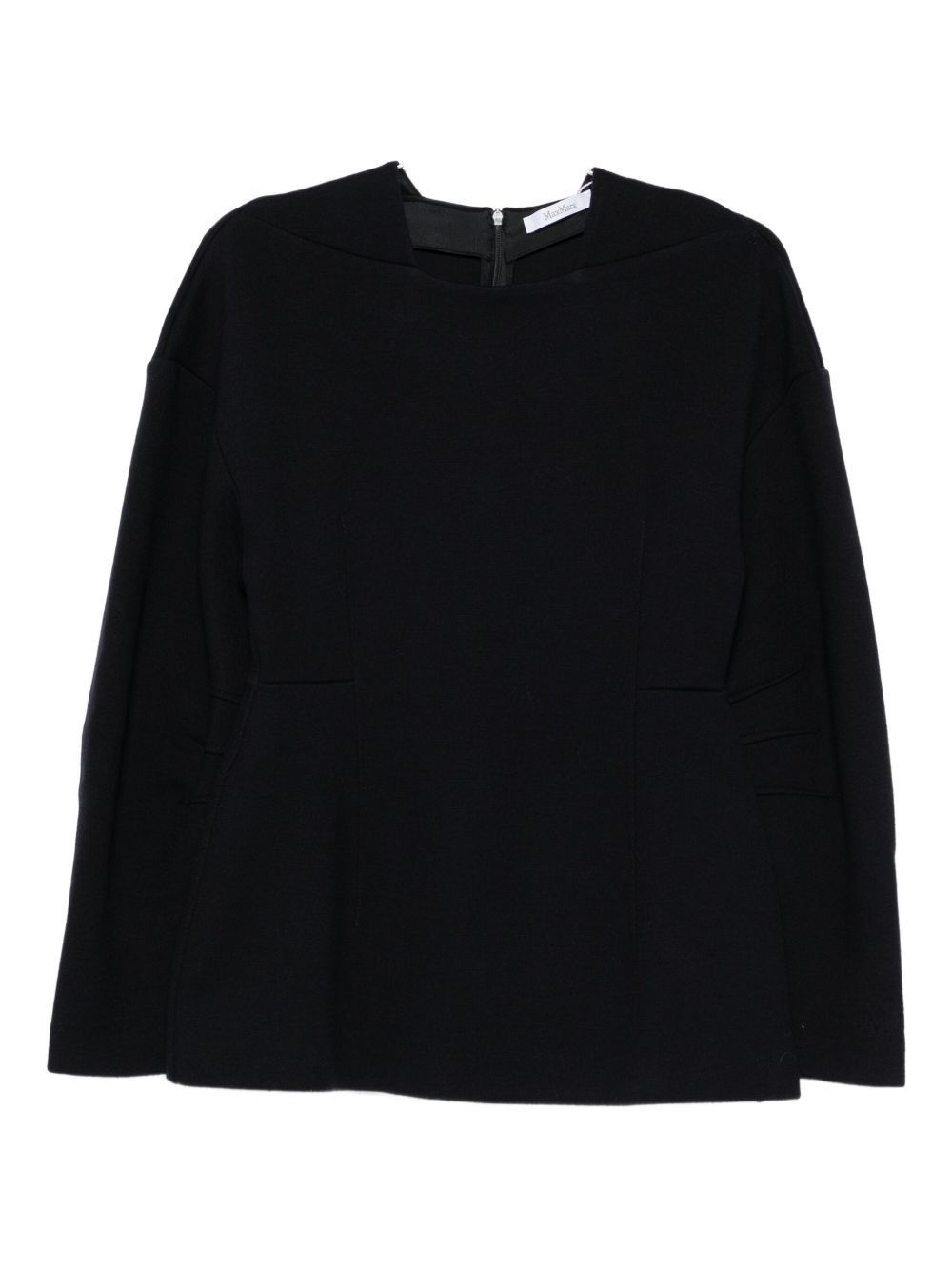 Max Mara CREW NECK SWEATER IN WOOL AND COTTON Size M / US 6-8 / IT 42-44 - 1 Thumbnail
