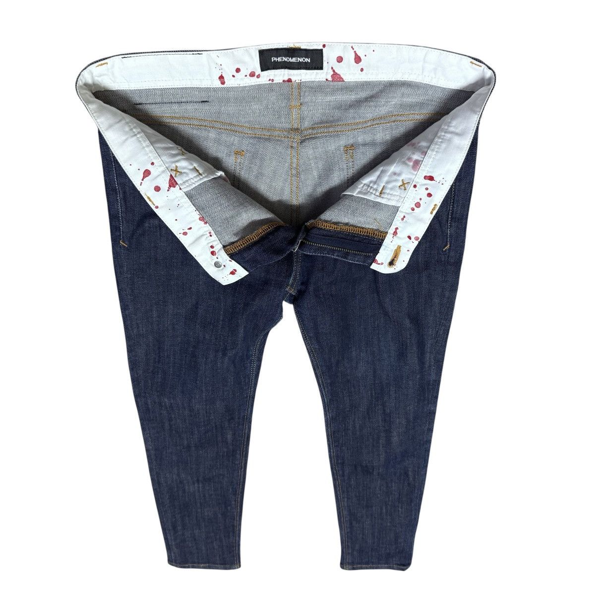 PHENOMENON AW2010 Phenomenon Cropped Denim Jeans Size US 32 / EU 48 - 1 Thumbnail
