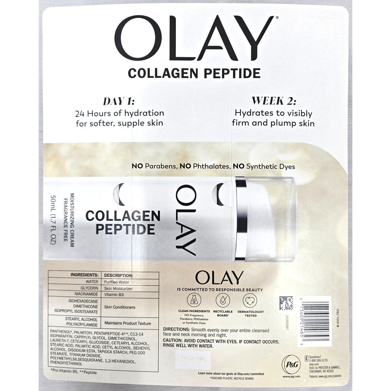 Other OLAY Collagen Peptide Facial Moisturizing Cream 2-pk Size ONE SIZE - 2 Thumbnail