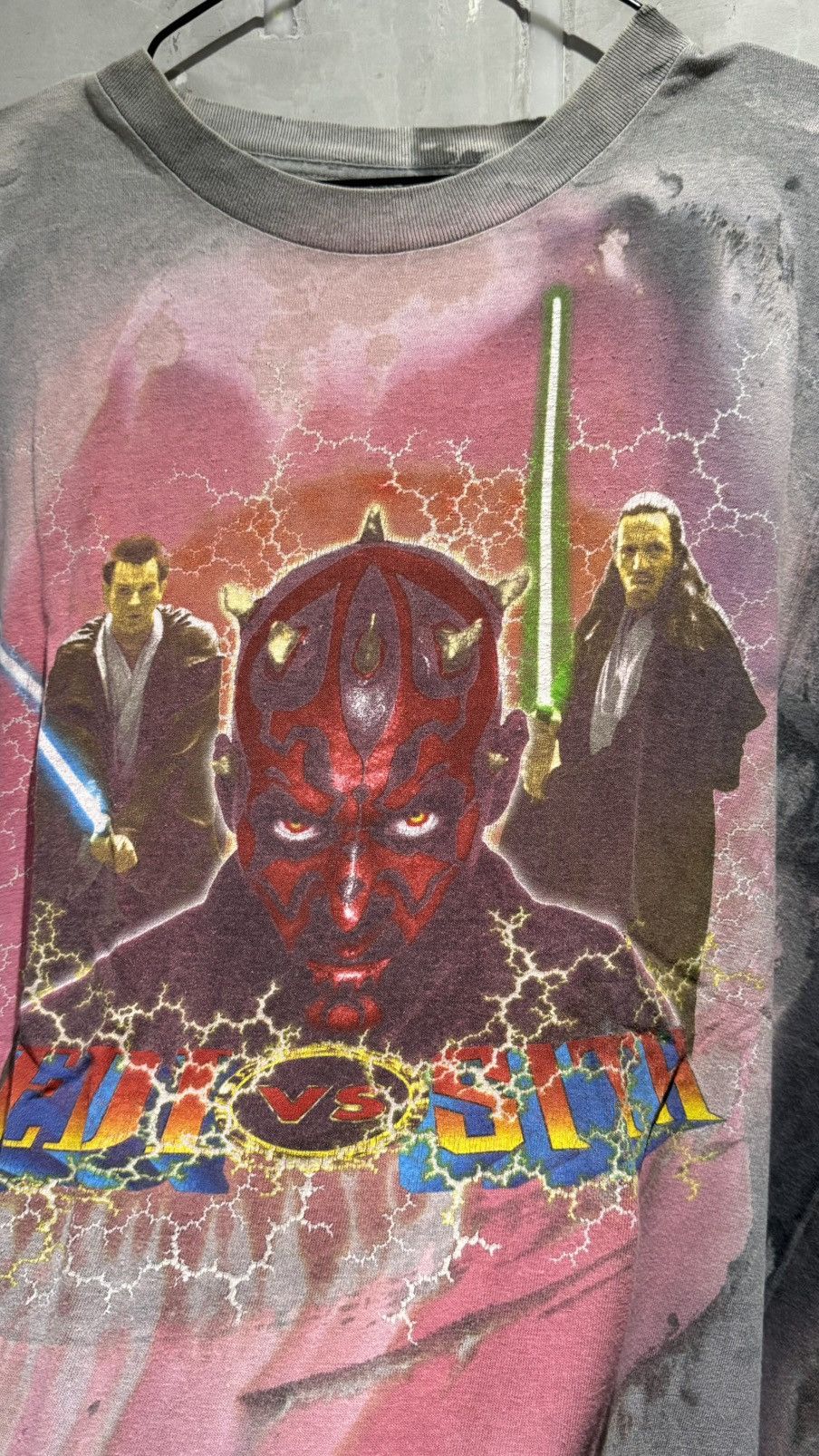 Star Wars Vintage 90s Star Wars Episode 1 Phantom Menace Size US XL / EU 56 / 4 - 5 Thumbnail