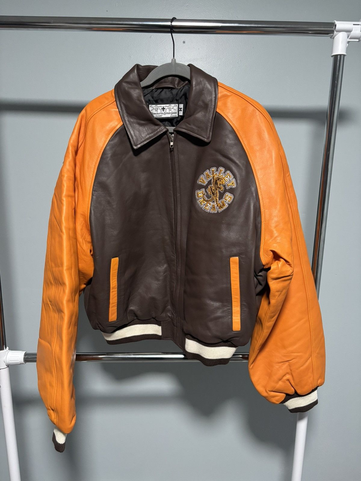 Vale Vale Forever Aubrey Bomber ‘Brown/Orange’ Size US M / EU 48-50 / 2 - 1 Thumbnail