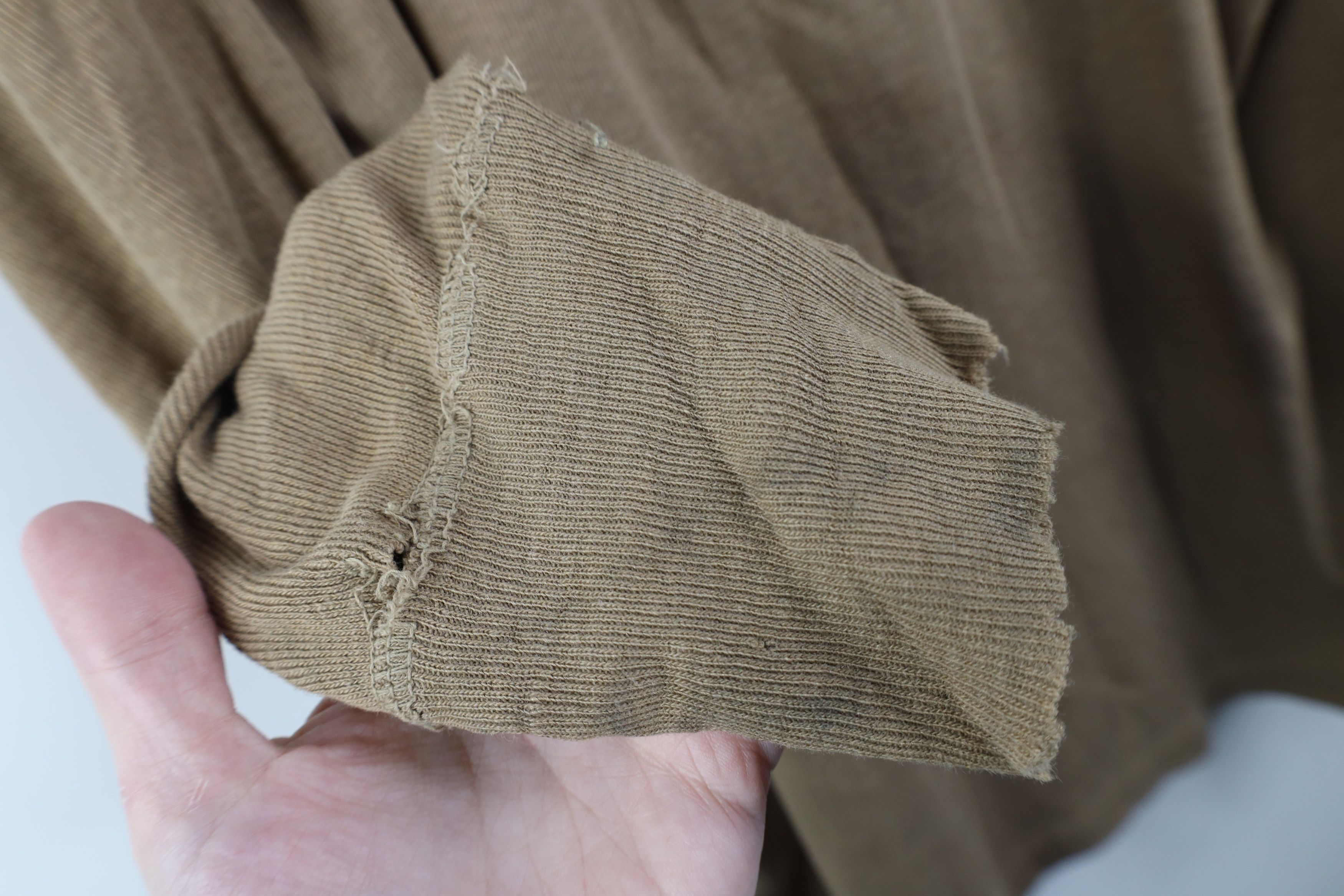 Vintage Vintage USGI Ribbed Knit Henley Undershirt T-Shirt USA Size US XL / EU 56 / 4 - 10 Thumbnail