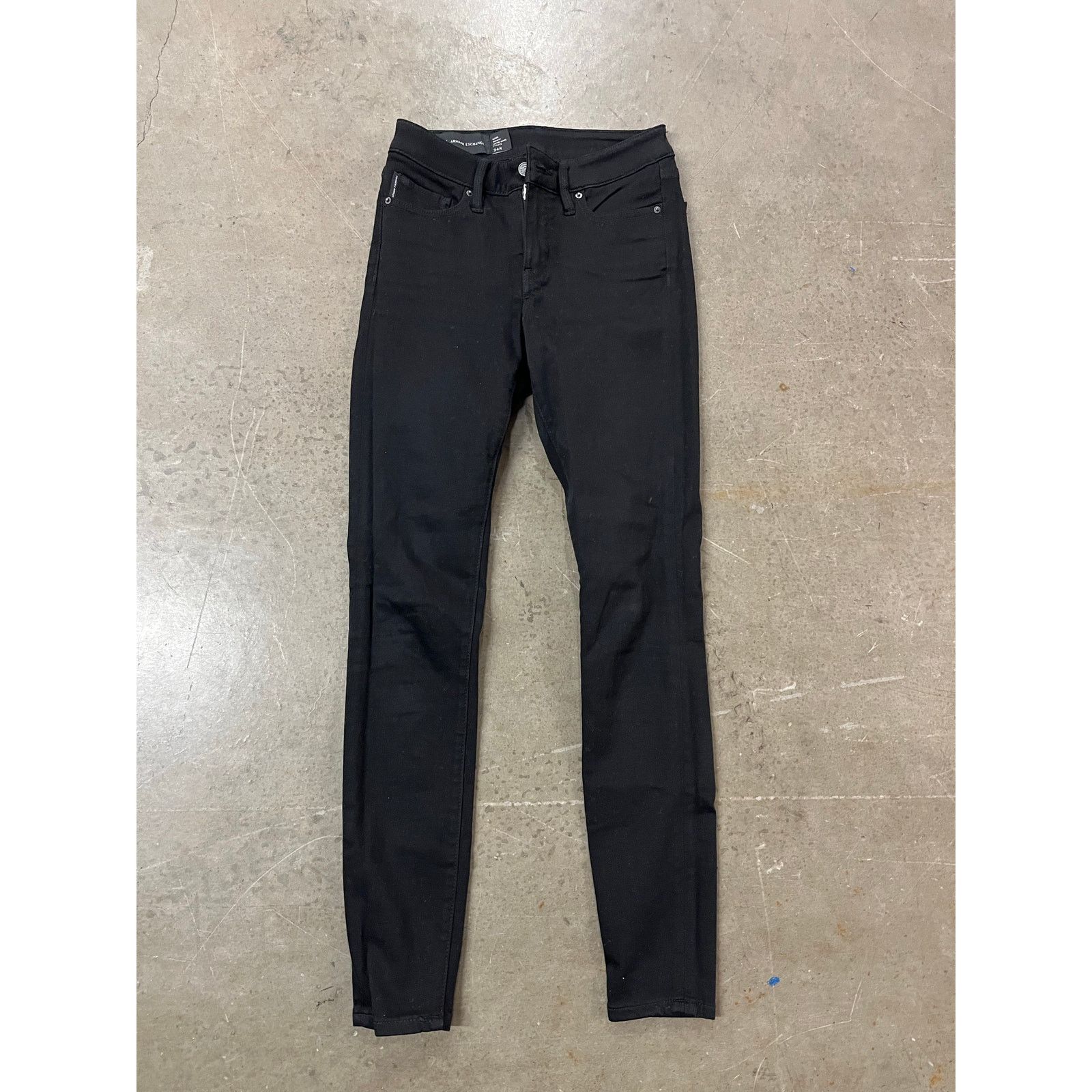 Armani Exchange Armani Exchange - Super Skinny Jeans / size 24R / Black Size 24" / US 00 / IT 34 - 1 Thumbnail