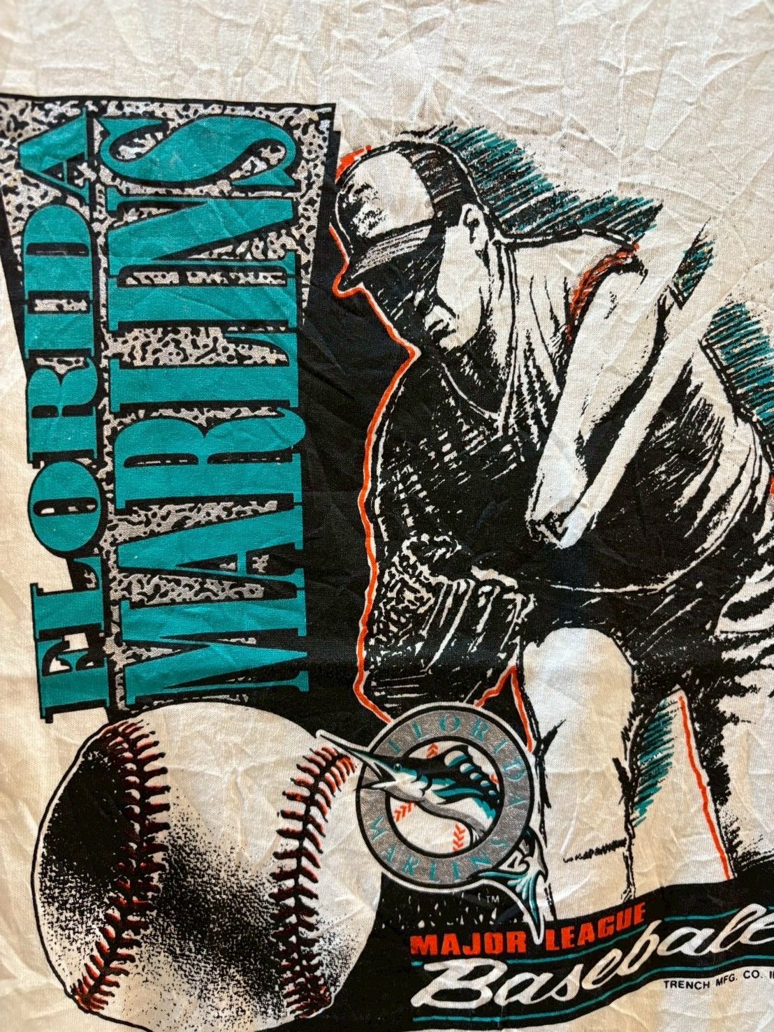 Vintage Florida Marlins 1992’s vintage tee Size US L / EU 52-54 / 3 - 5 Thumbnail