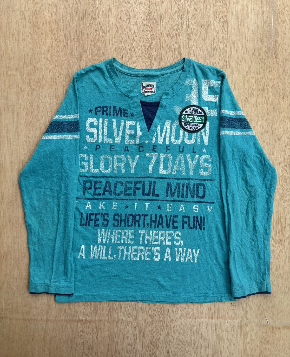 Hysteric Glamour × Japanese Brand Y2k Silvermoon Peaceful Glory 7Days Longsleeve Size US M / EU 48-50 / 2 - 1 Thumbnail