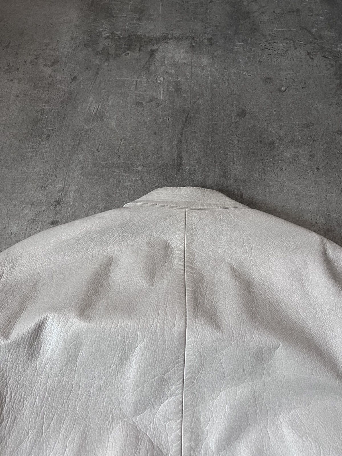Maison Margiela Maison Margiela S/S 2008 5-zip White Leather Jacket Size US L / EU 52-54 / 3 - 16 Thumbnail