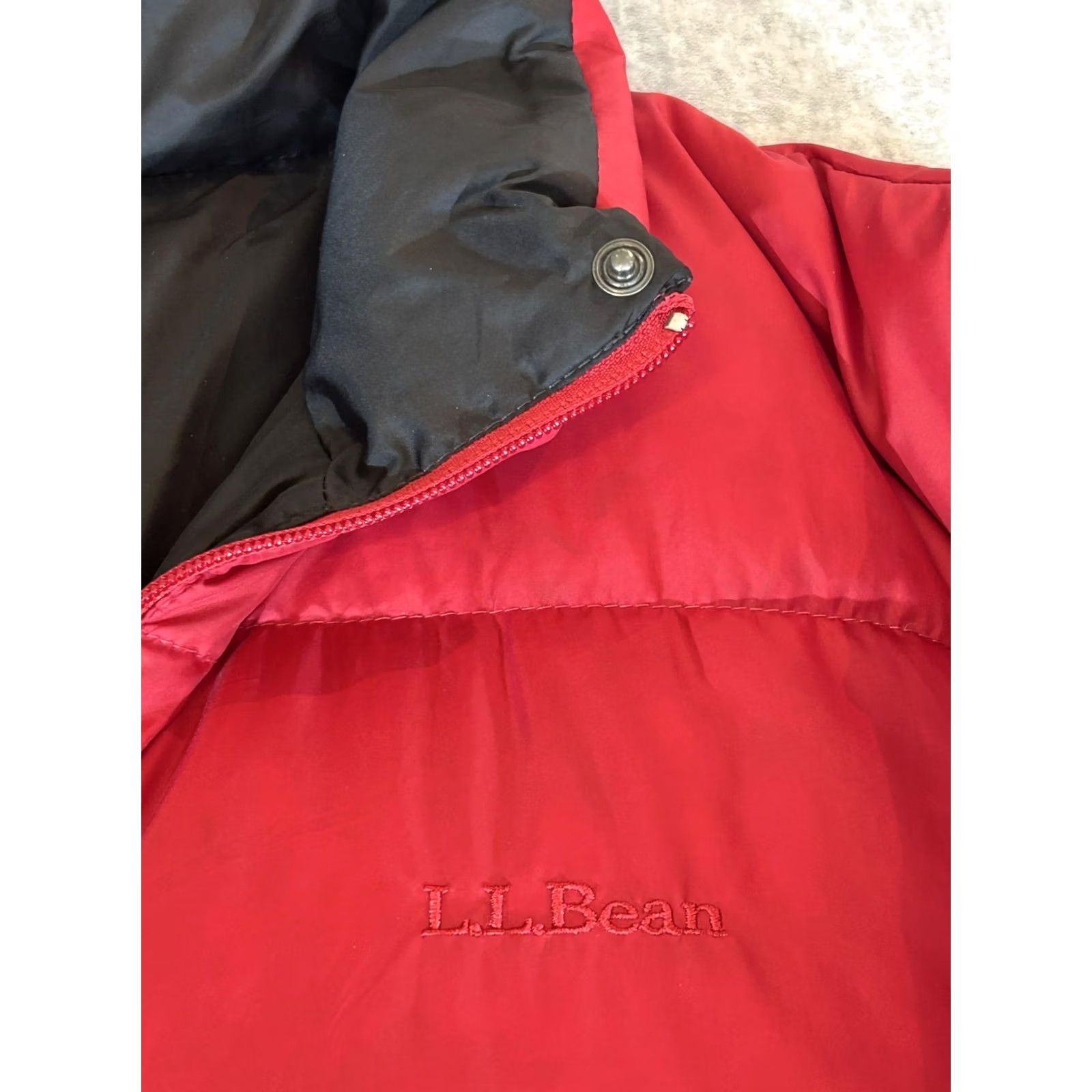 Vintage VINTAGE LL Bean Jacket Mens LT Red Down Puffer Coat N/A Size US L / EU 52-54 / 3 - 3 Thumbnail