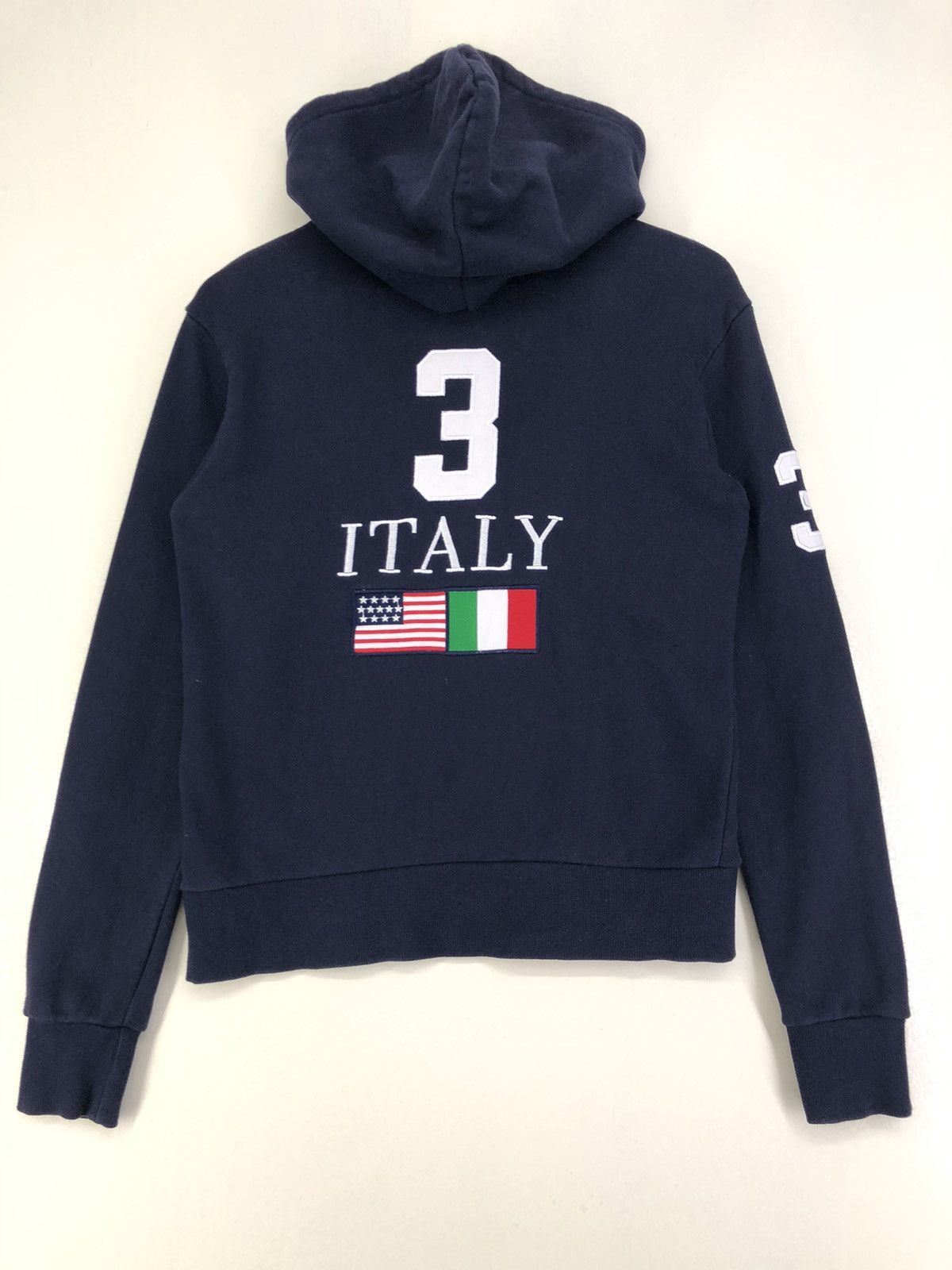 Polo Ralph Lauren × Ralph Lauren × Vintage Vintage Polo Ralph Lauren Italy No3 Hoodie Size US M / EU 48-50 / 2 - 2 Thumbnail