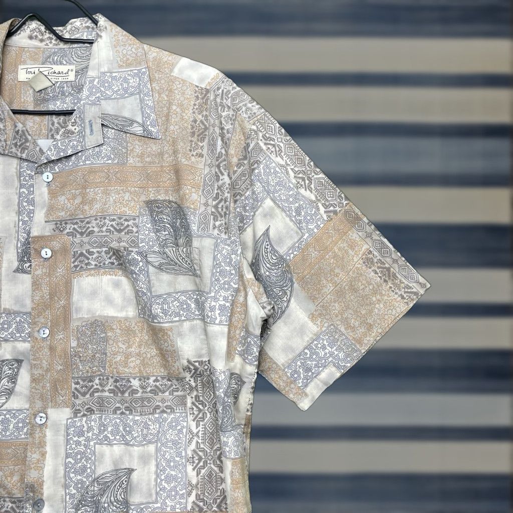 Tori Richard VINTAGE Tori Richard Shirt Mens M Button-Up AOP Hawaiian Bandana Paisley Size US M / EU 48-50 / 2 - 1 Thumbnail