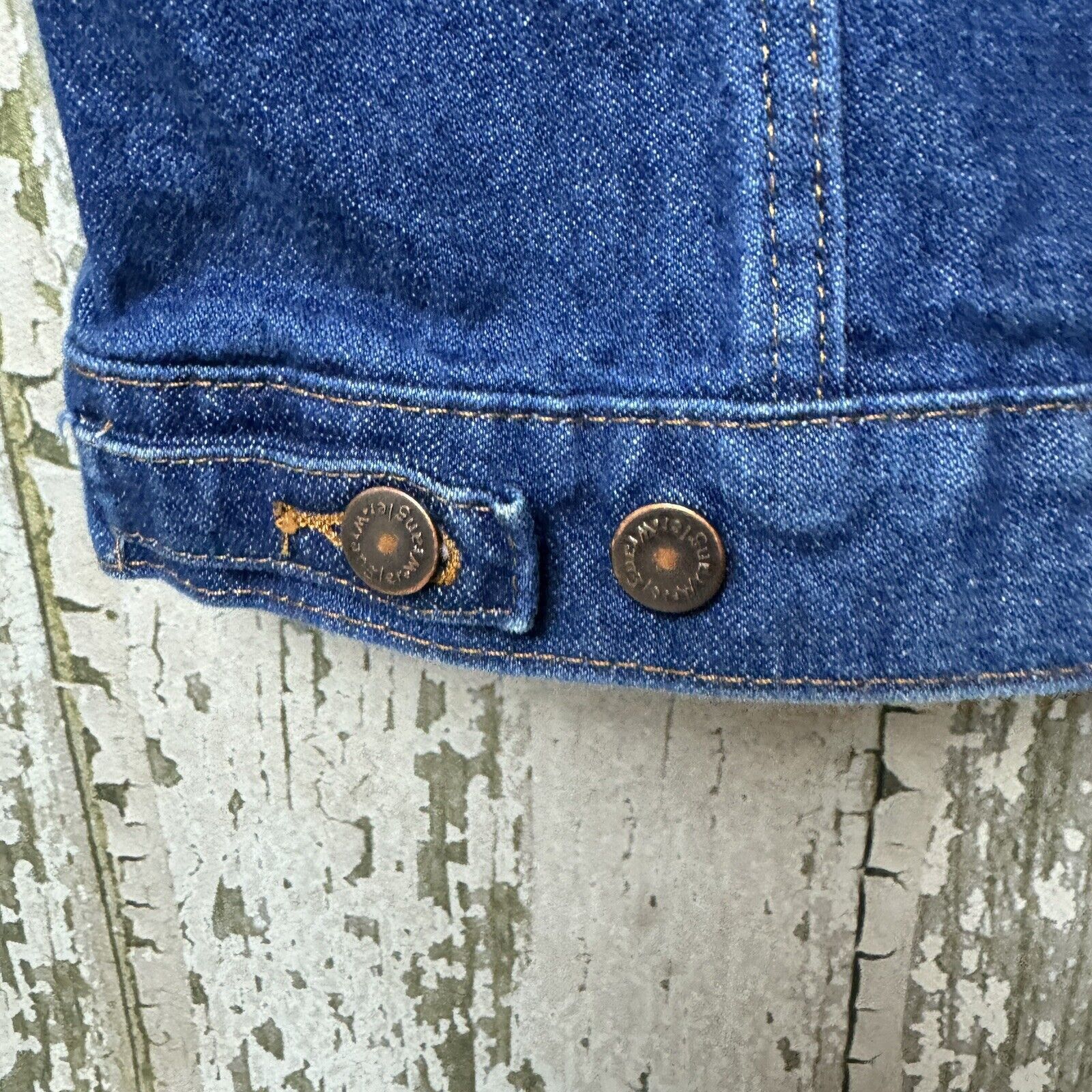 Wrangler Wrangler Boys Vintage Jean Jacket Denim Cowboy 100% Cotton S Size US S / EU 44-46 / 1 - 3 Thumbnail
