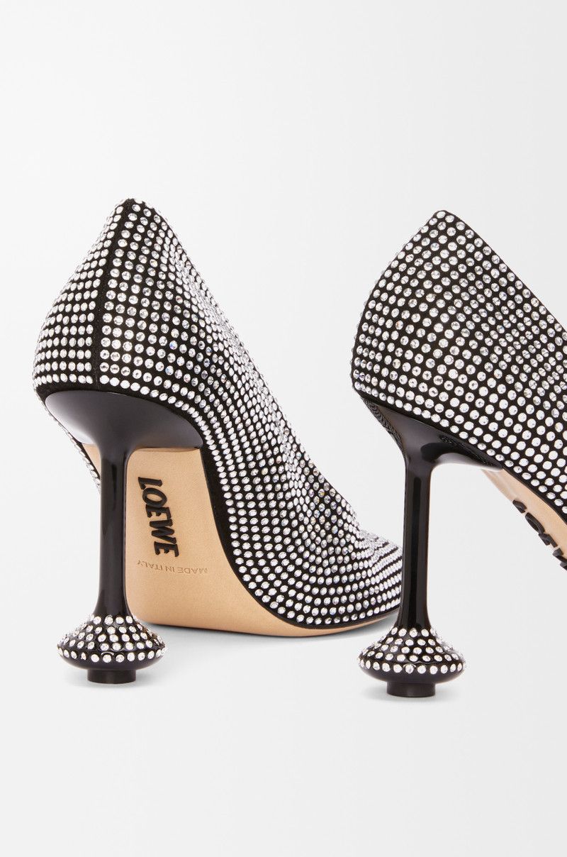 Loewe o1in1g0426 Toy Strass Pumps in Black Size US 9 / IT 39 - 5 Thumbnail