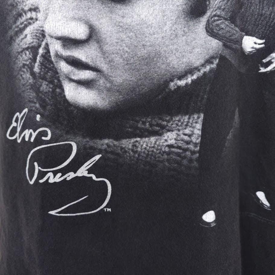 Vintage Vintage Elvis Presley T Shirt Mens Size Medium Black Y2K Size US M / EU 48-50 / 2 - 3 Thumbnail