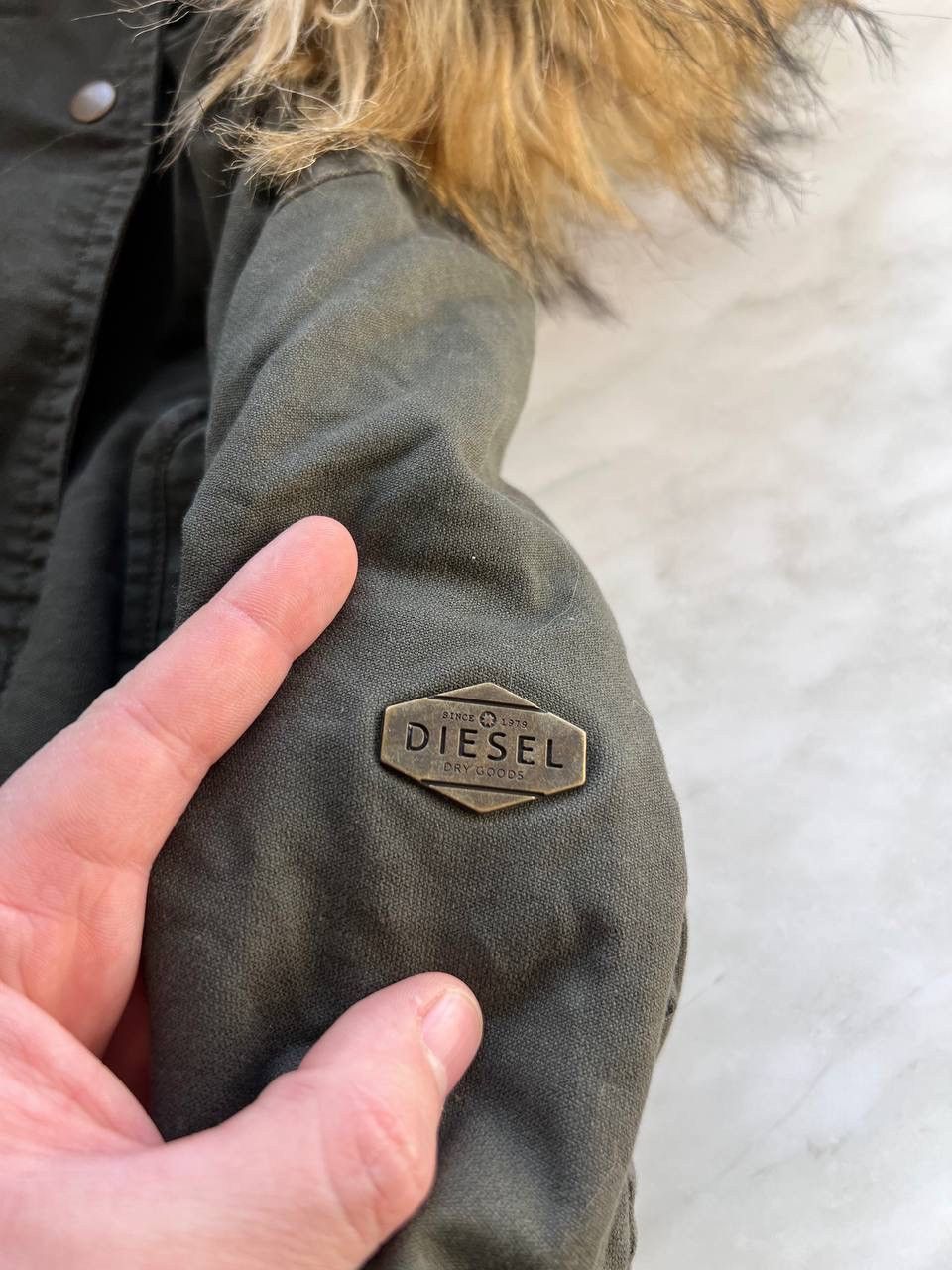 Diesel VINTAGE DIESEL FUR JACKET PARKA OLIVE KHAKI AVANT-GARDE Size M / US 6-8 / IT 42-44 - 9 Thumbnail
