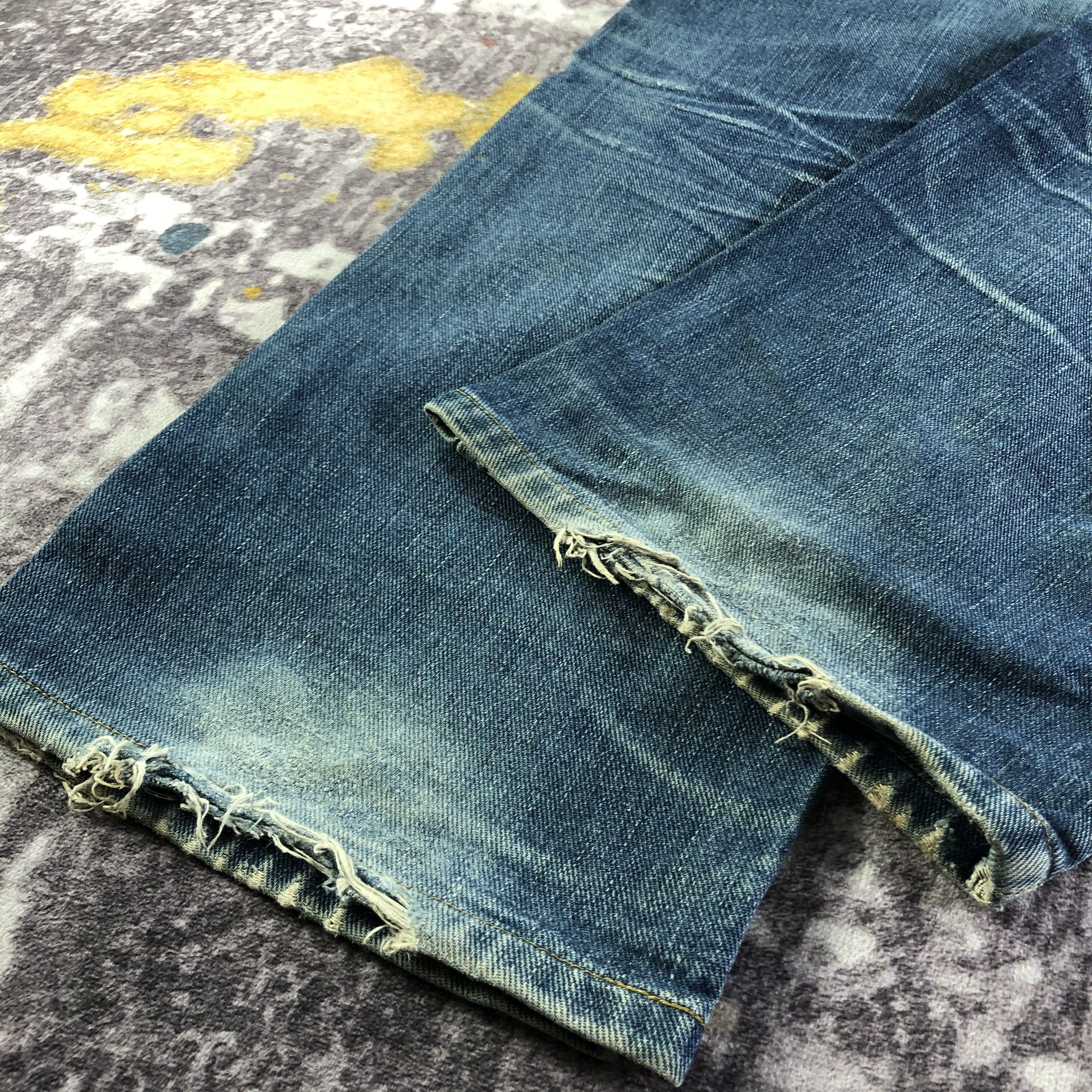 Lee Vintage Blue Wash Lee Selvedge Jeans-JM3581 Size US 33 - 7 Thumbnail