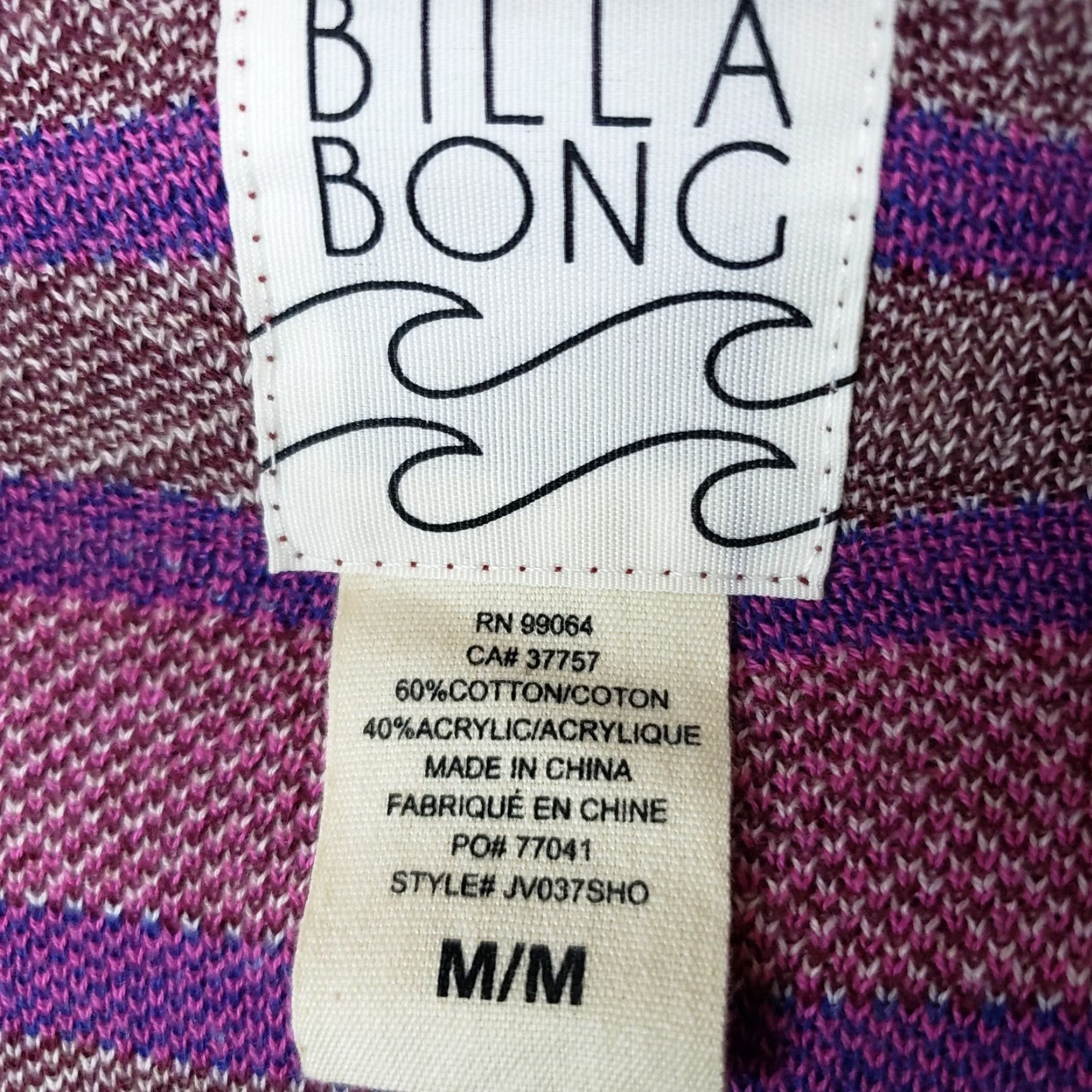 Billabong **Billabong Women's Pink Medium Cardigan** User: Billabong Women's Medium Pink Cardigan Size M / US 6-8 / IT 42-44 - 5 Thumbnail