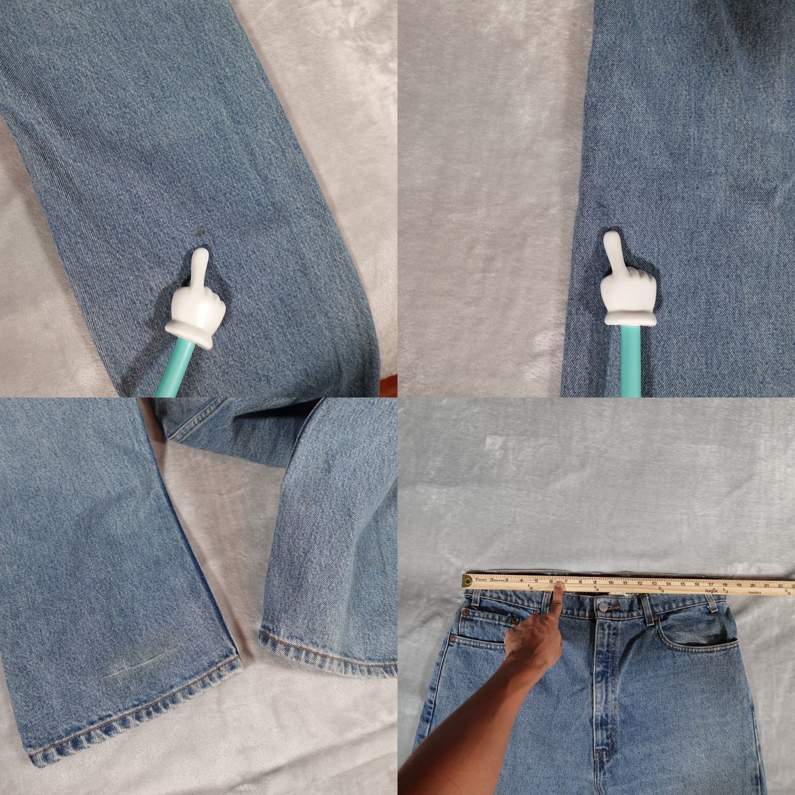Levi's VINTAGE Levi's 505 Jeans Regular Straight Blue denim Mens 36 34 Inseam 34 Logo 5-Pocket Fulfillment Retro Size US 36 / EU 52 - 8 Thumbnail