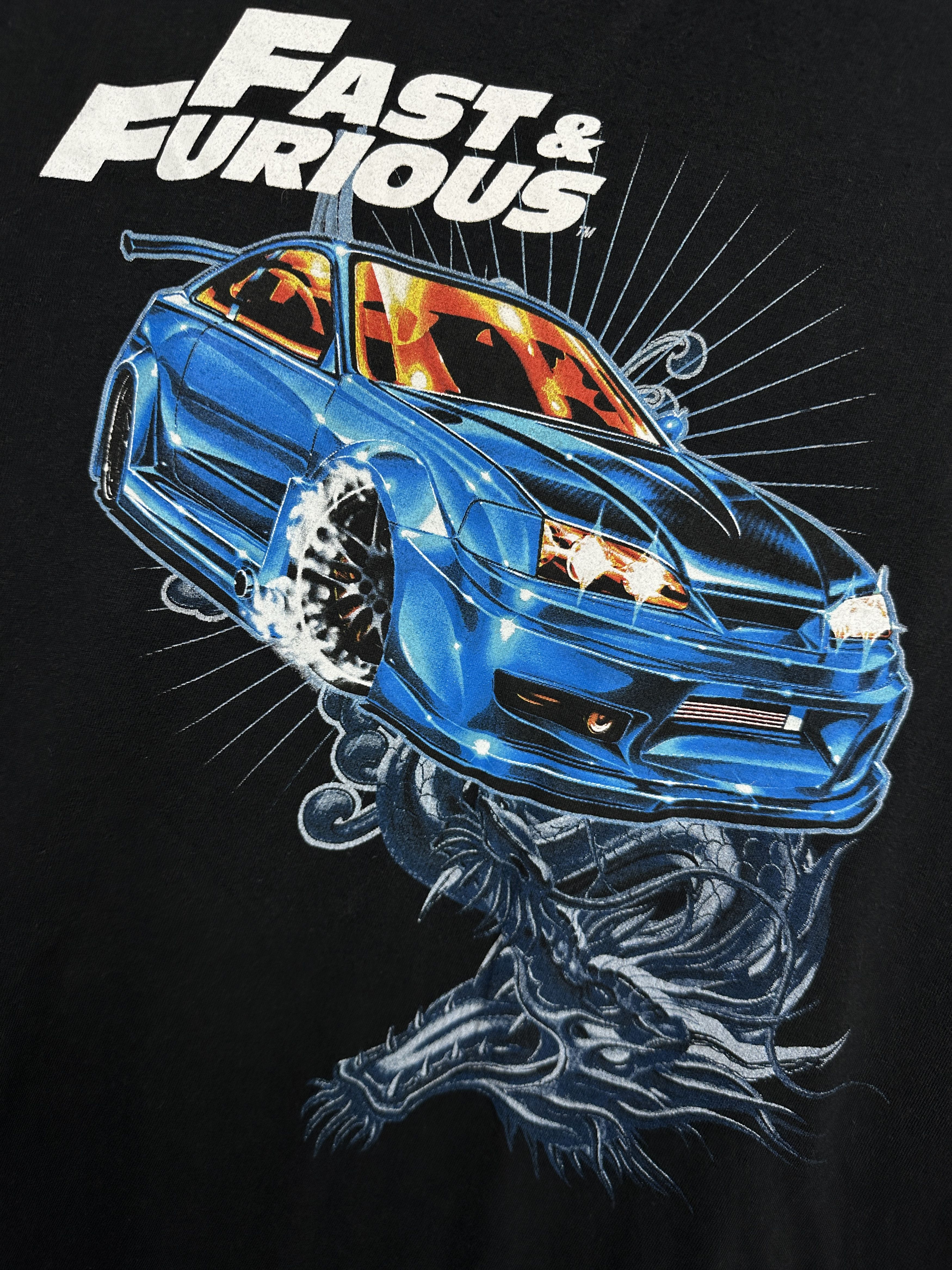 Vintage Fast And Furious Movie Vintage Mens T-Shirt Size US L / EU 52-54 / 3 - 3 Thumbnail
