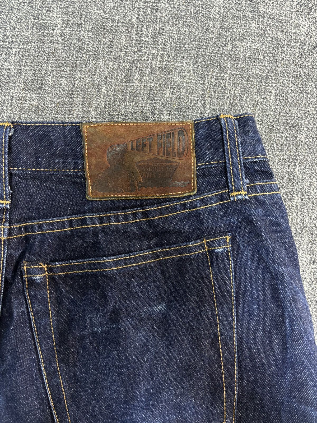 Left Field Nyc × Vintage Left Field NYC American Workwear Greaser Jeans Mens Size 34 Size US 34 / EU 50 - 8 Thumbnail
