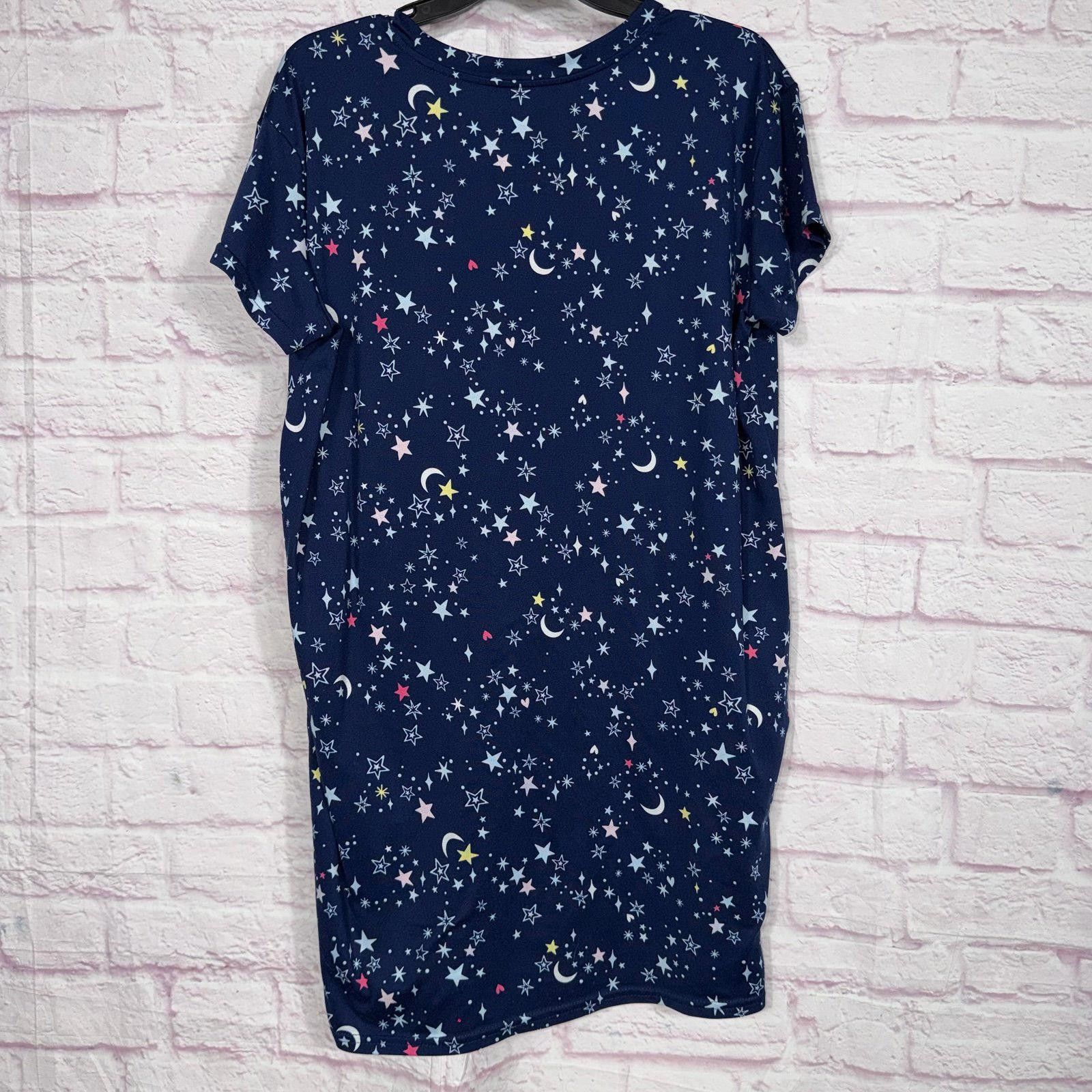 Other Joyspun Starry Nightshirt Small/Medium Size ONE SIZE - 6 Thumbnail