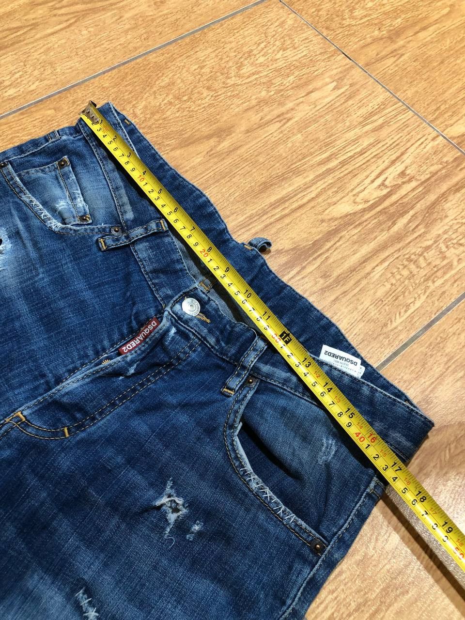 Dsquared2 Luxury Dsquared2 Y2K Distressed Designer Jeans Size US 36 / EU 52 - 16 Thumbnail