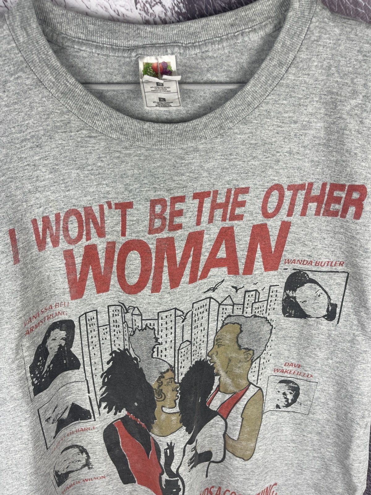 Fruit Of The Loom FOTL Vintage y2k man finds a wife he finds a good thing tee Size US XL / EU 56 / 4 - 7 Thumbnail