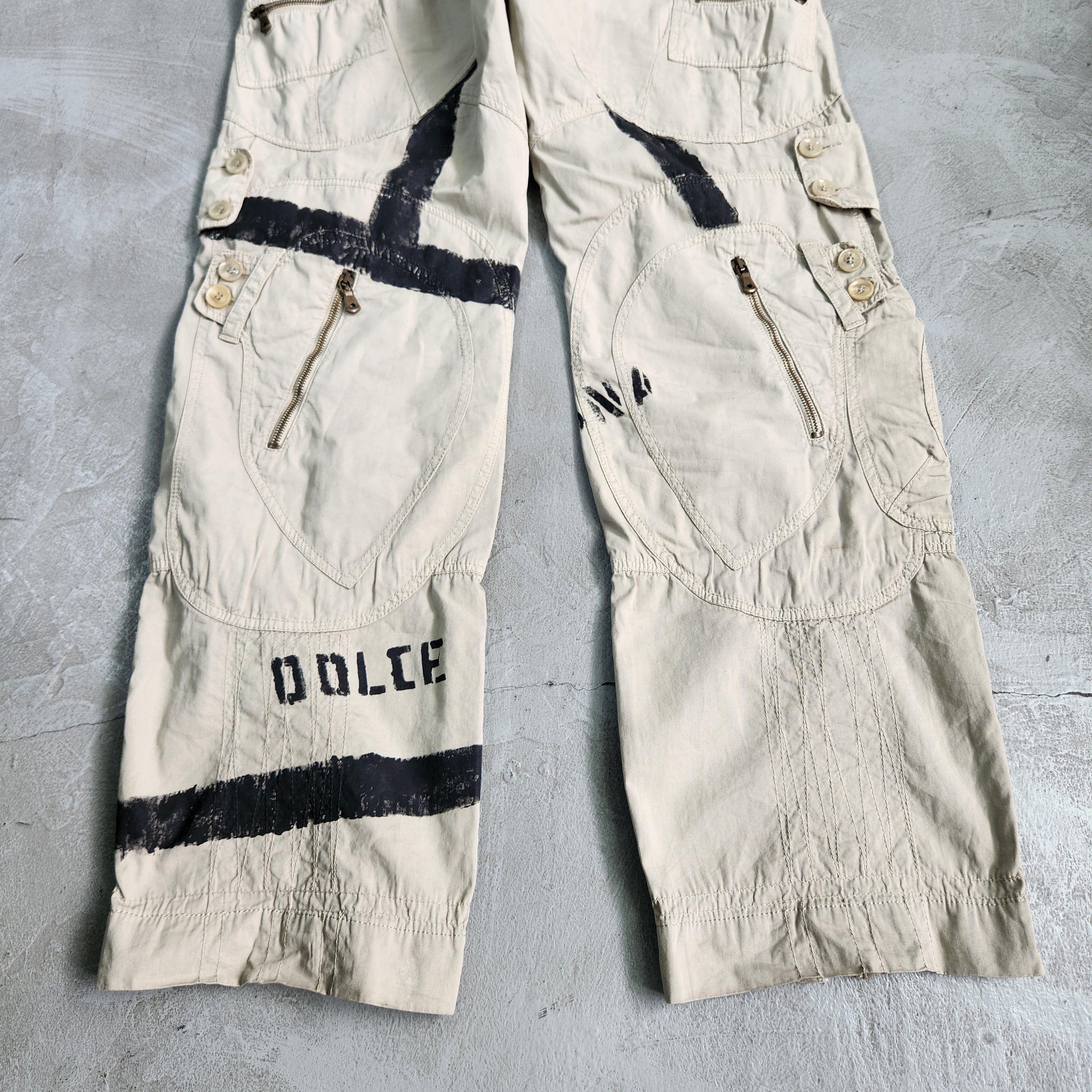 Dolce & Gabbana Dolce & Gabbana SS2004 Flight Reinforced runway cargo pant Size US 32 / EU 48 - 7 Thumbnail