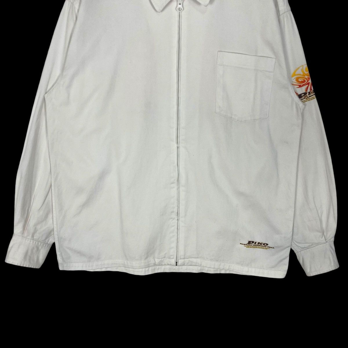 Sun Surf Vintage Piko Denim Jacket Back Big Logo Hawaiian Surf Style Size US M / EU 48-50 / 2 - 8 Thumbnail