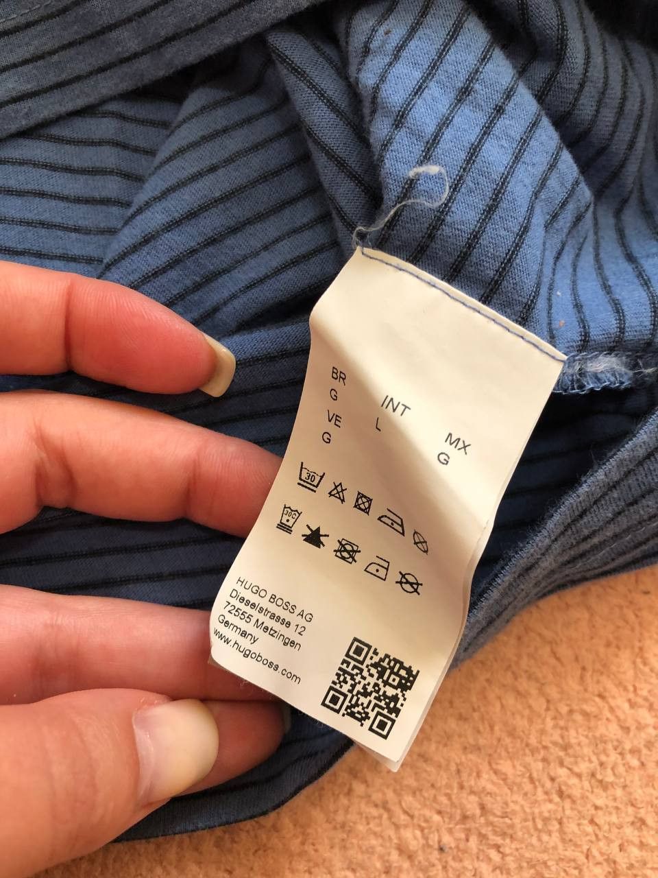 Hugo Boss Hugo Boss Polo Size US L / EU 52-54 / 3 - 3 Thumbnail