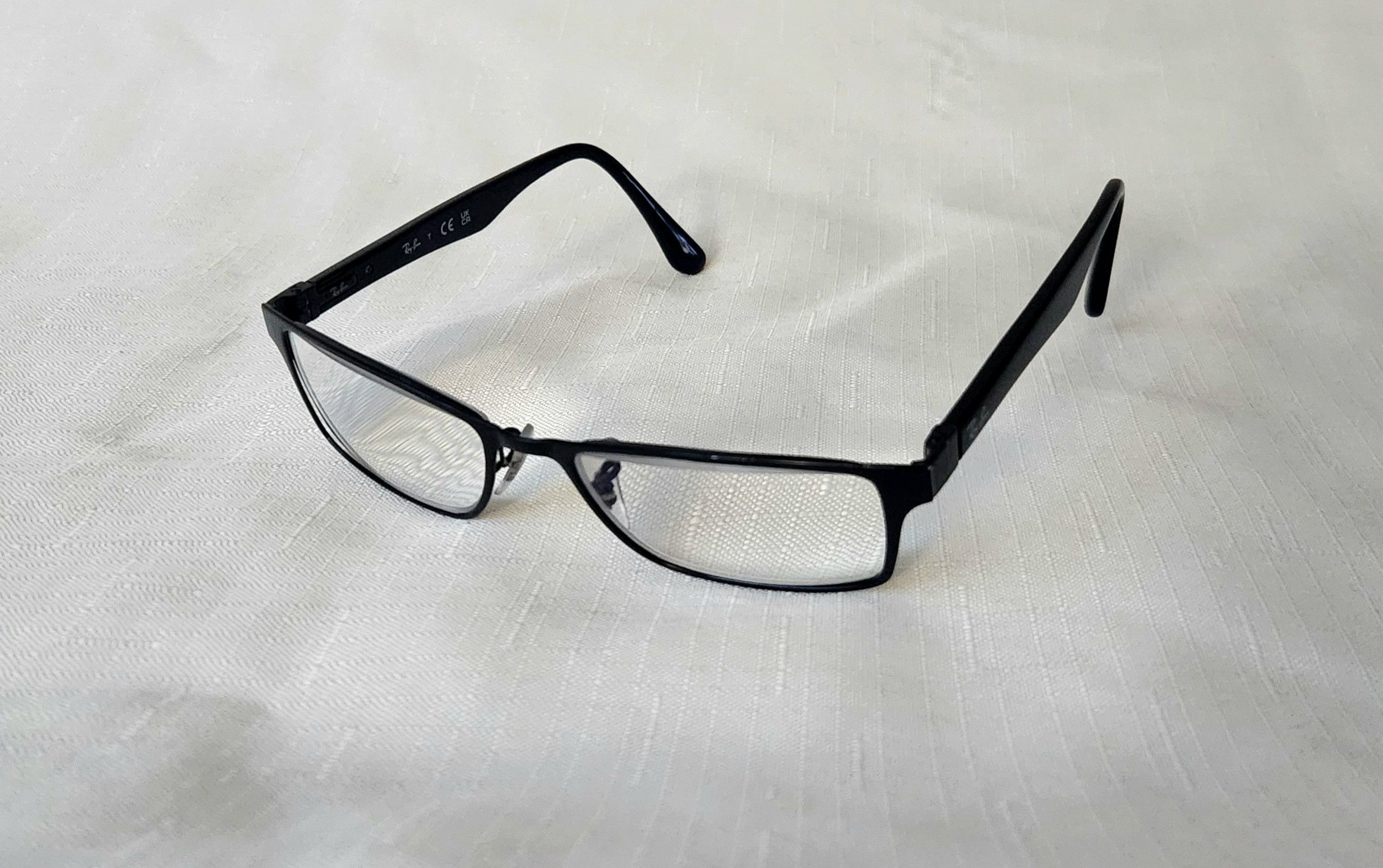 Designer × RayBan Ray-Ban Eyeglasses RB 6238 2509 Polished Black Square Frame Size ONE SIZE - 1 Thumbnail