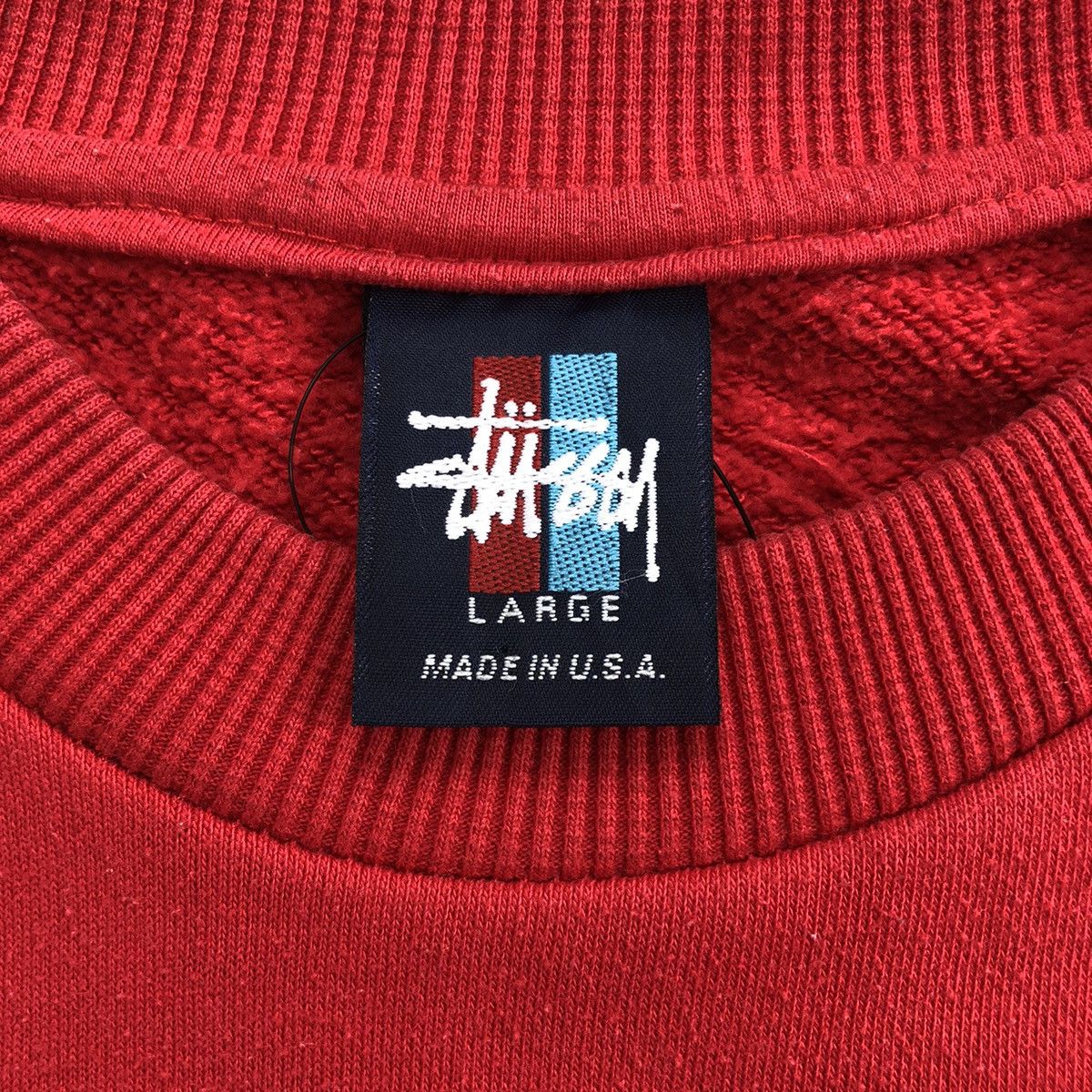 Stussy Res 1980s Stussy USA Rastaman Red Sweatshirt Size US L / EU 52-54 / 3 - 5 Thumbnail