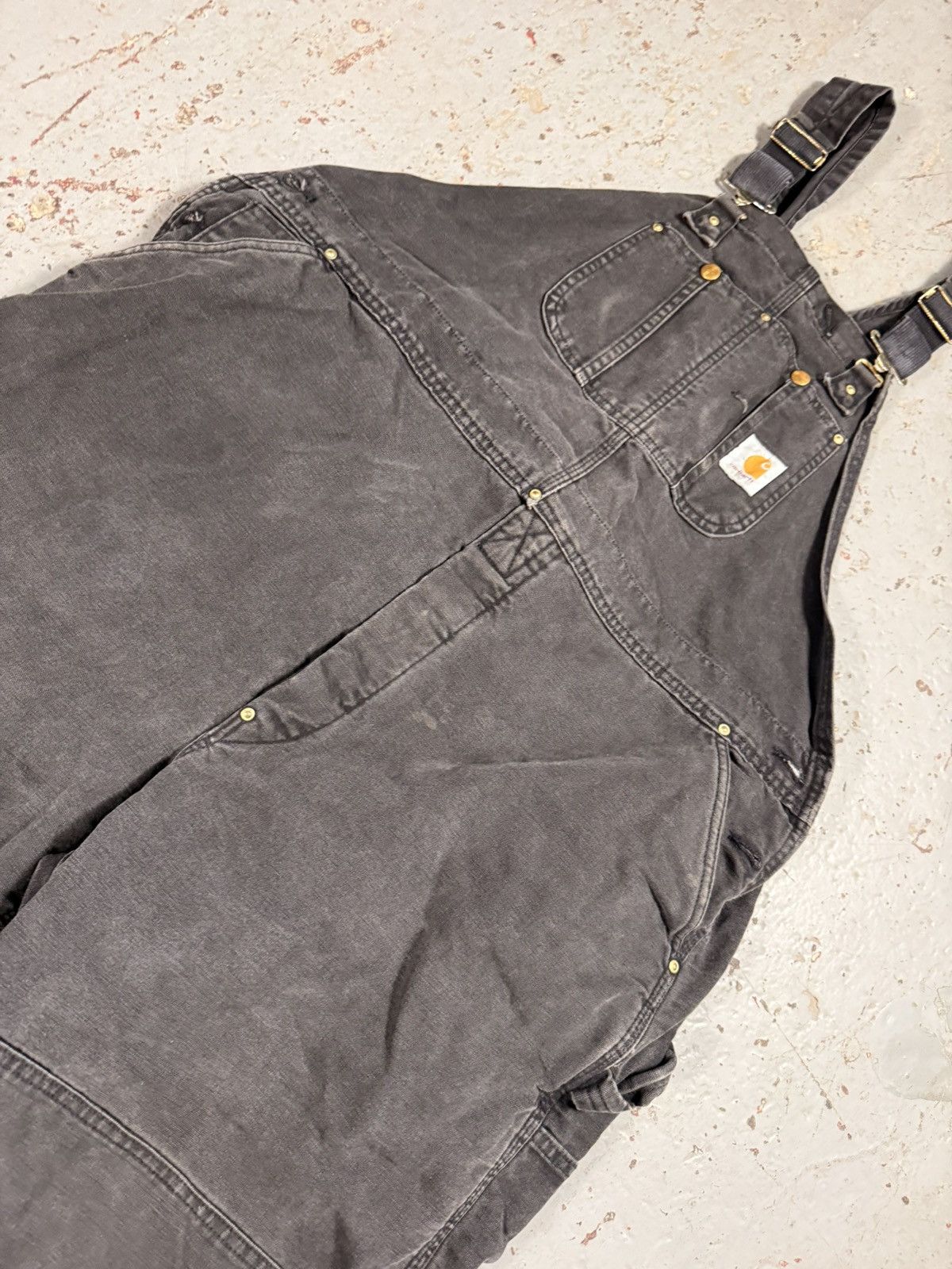 Carhartt Vintage Distressed Carhartt Overalls Size US 44 / EU 60 - 4 Thumbnail