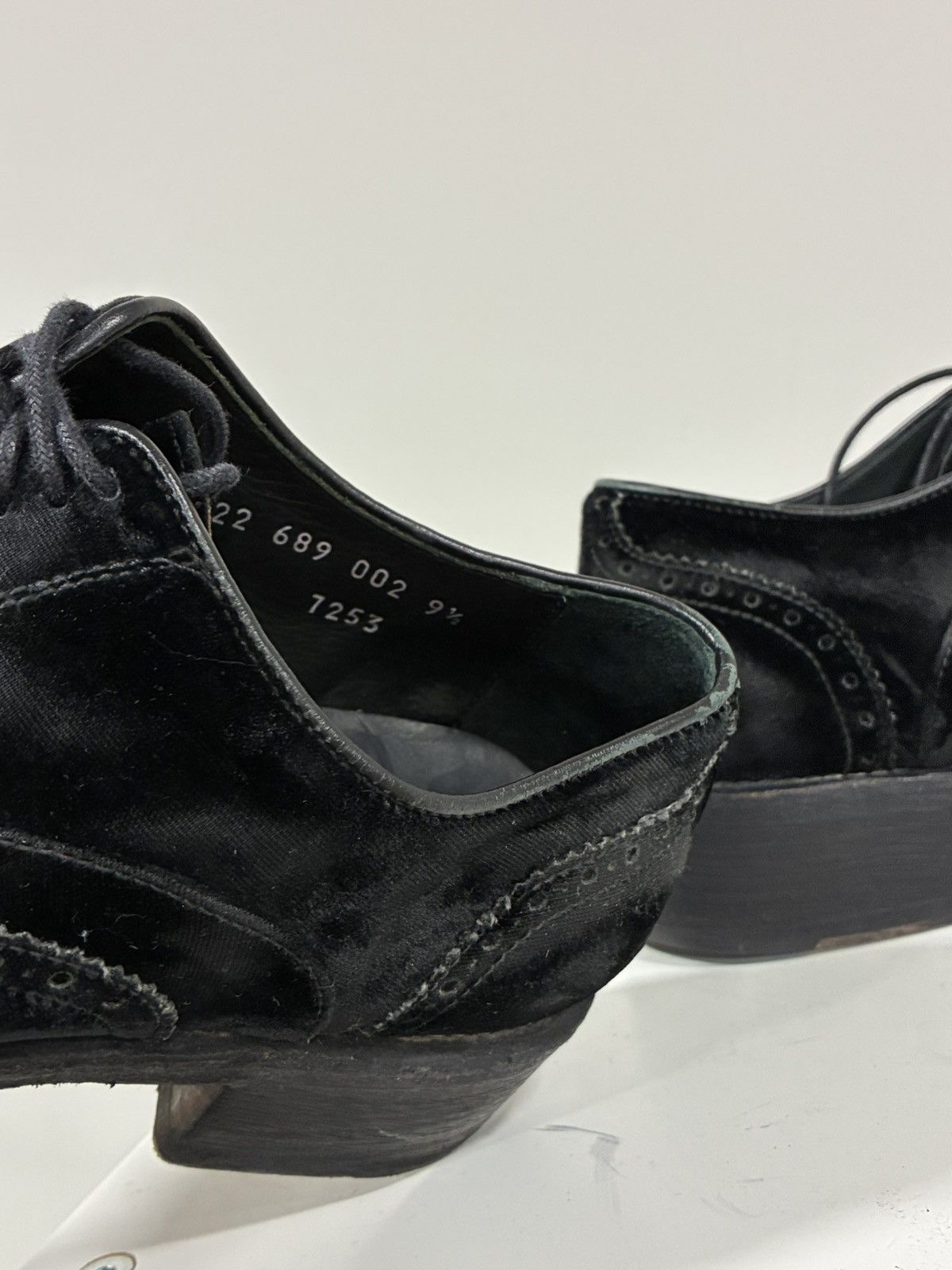 John Varvatos Burnished Velvet Brogue Oxford Shoes 9.5 Size US 9.5 / EU 42-43 - 13 Thumbnail