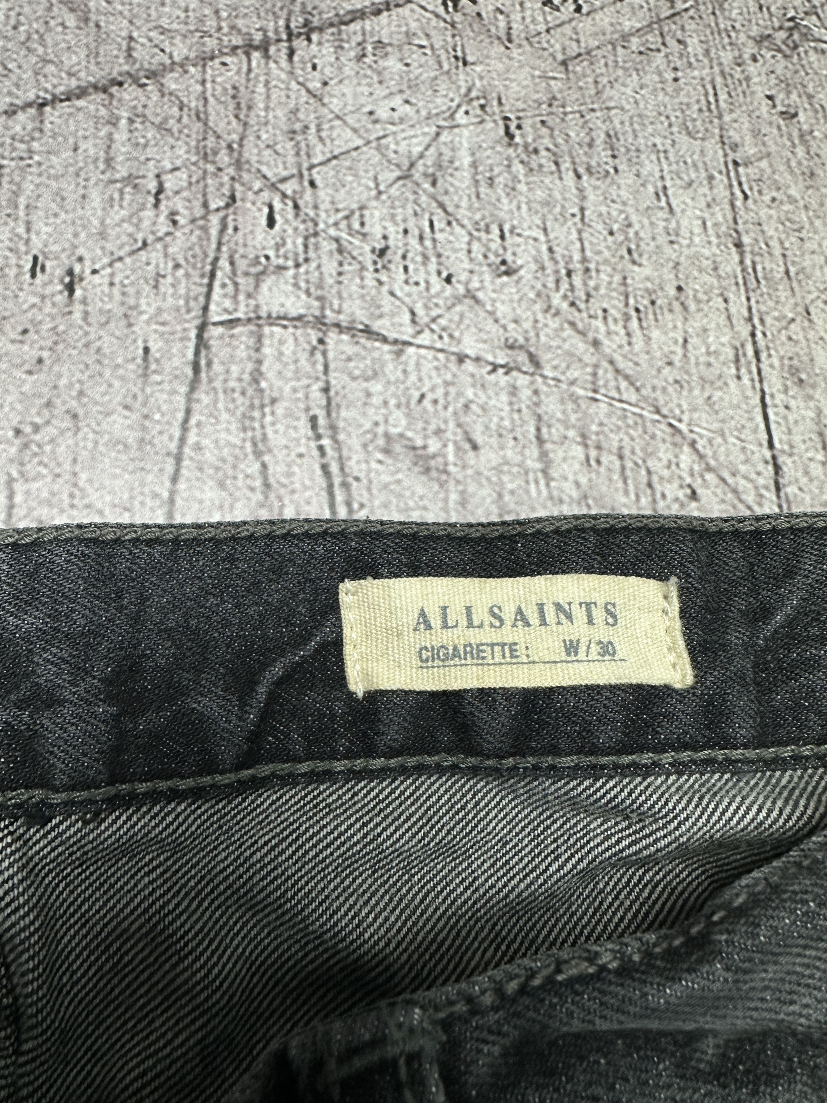 Allsaints Allsaints Mens Bannock Cigarette Denim Pants Jeans Size US 30 / EU 46 - 3 Thumbnail