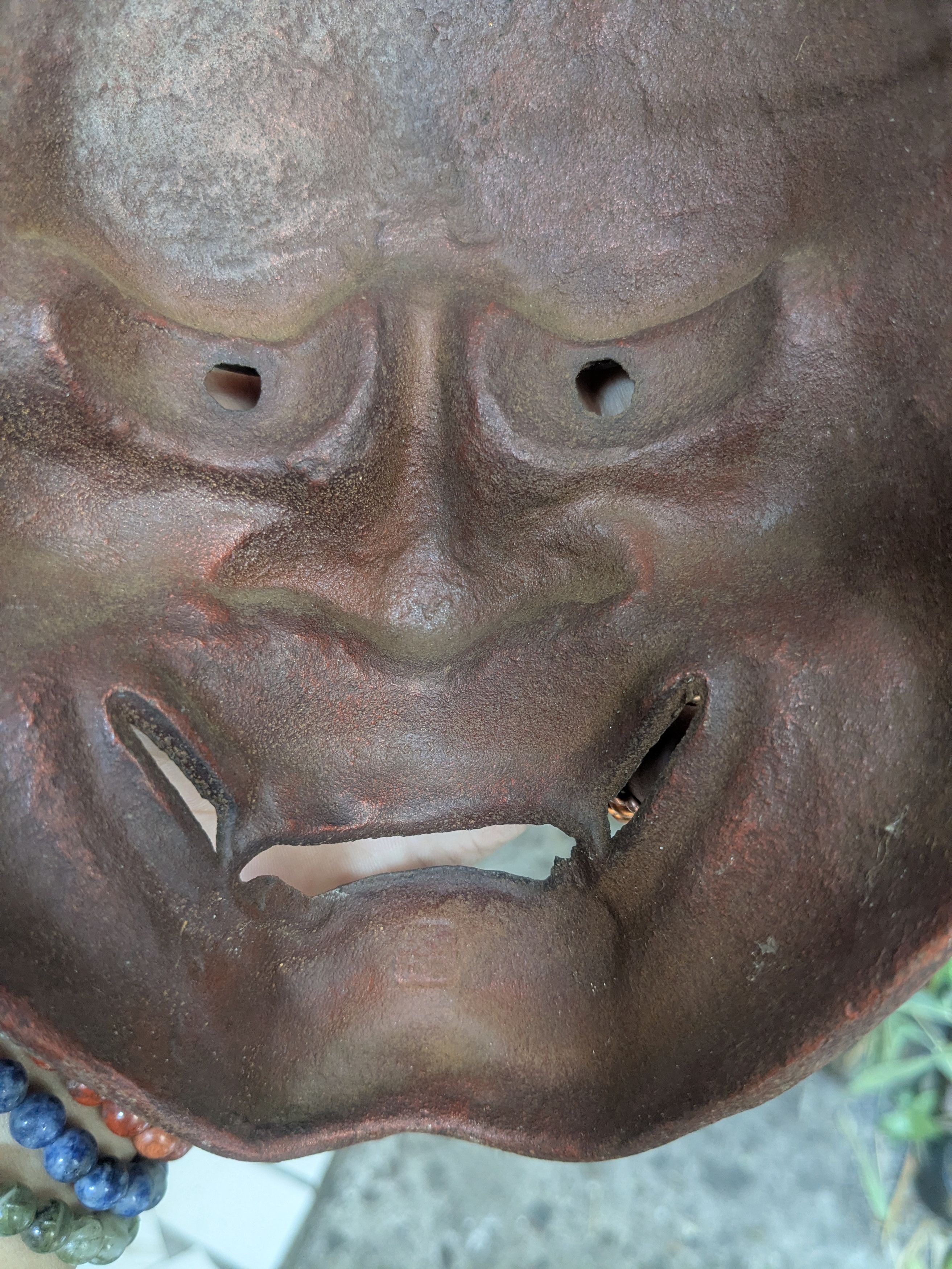 Vintage oni mask steel iron made in Japan vintage Size ONE SIZE - 11 Thumbnail