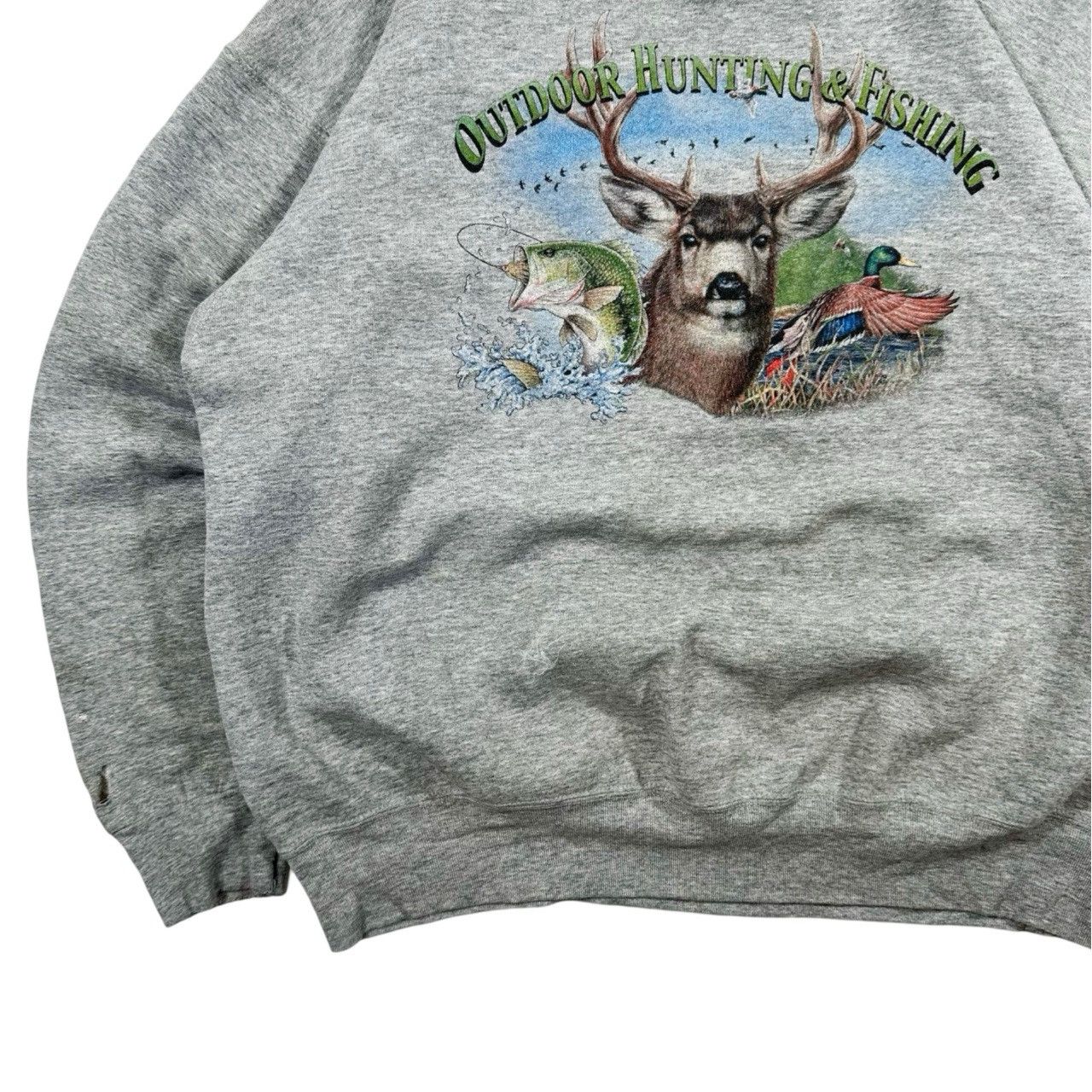 Vintage Vintage 90s Outdoor Hunting & Fishing Big Nature Print Size US XXL / EU 58 / 5 - 3 Thumbnail