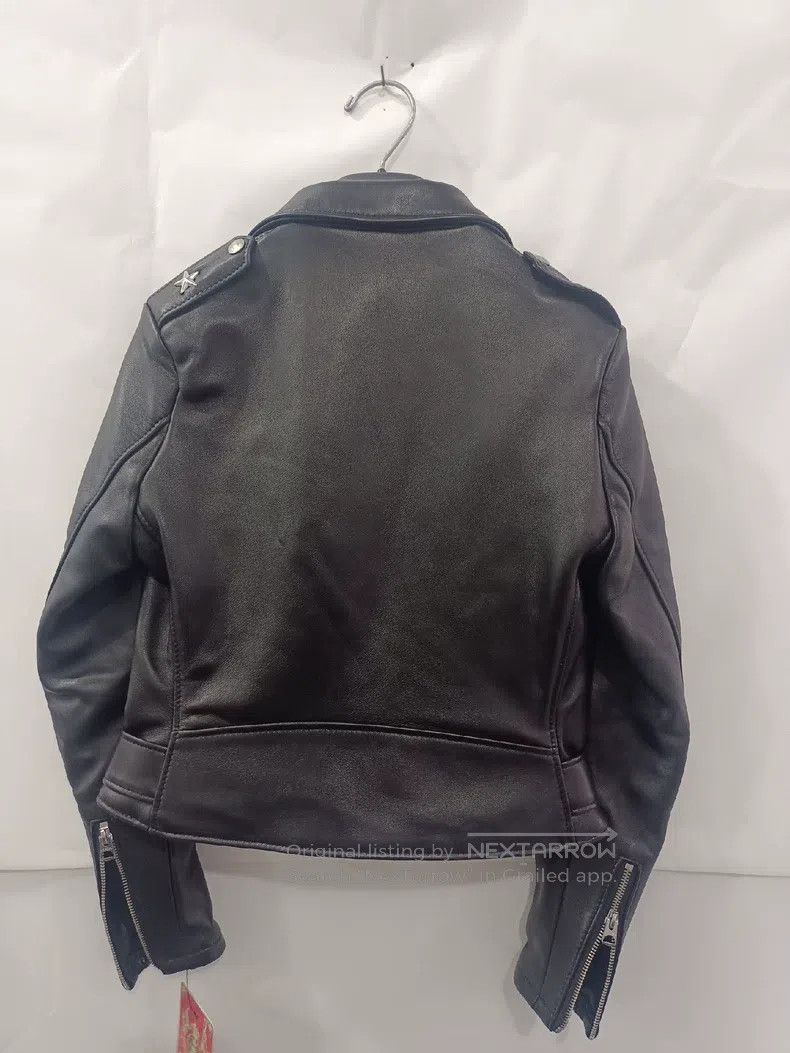 Schott Schott NYC Women's Biker Rock Cable-Stayed Lambskin Jacket Size S / US 4 / IT 40 - 2 Thumbnail