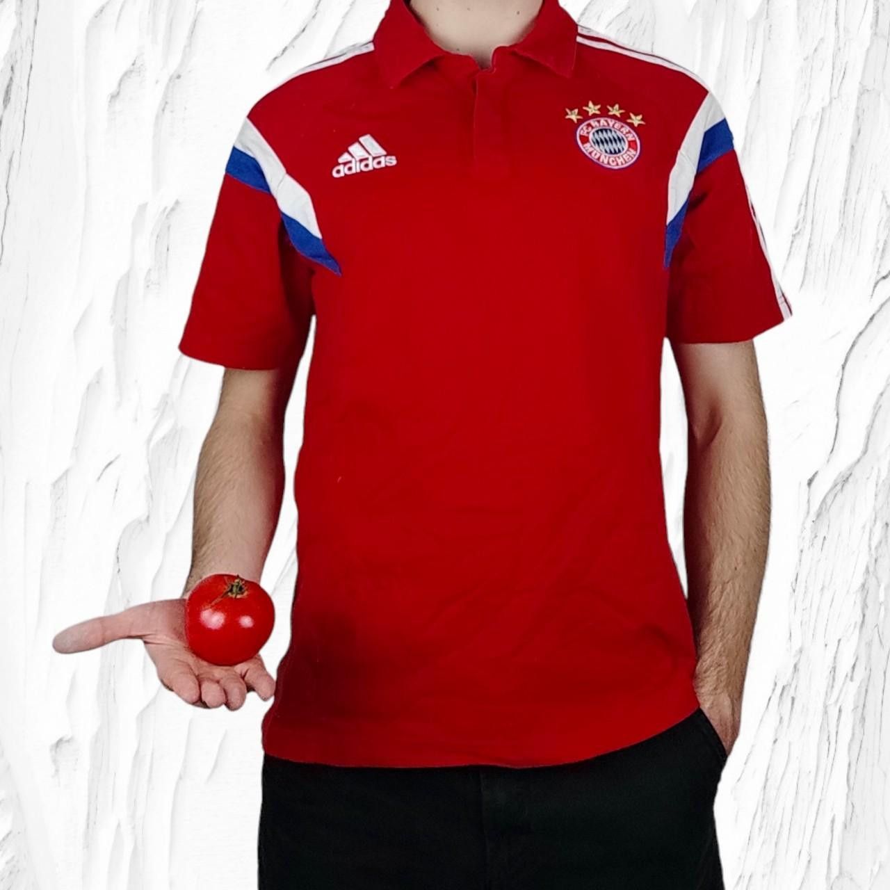 Adidas Bayern Munich Vintage Football Adidas Soccer Red Polo Shirt Size US M / EU 48-50 / 2 - 1 Thumbnail