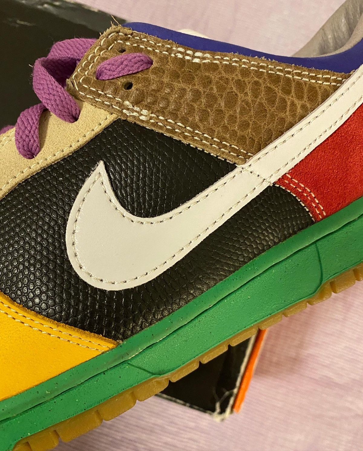 Nike Nike x Sole Collector Cowboy Dunk NYC Size US 12 / EU 45 - 4 Thumbnail