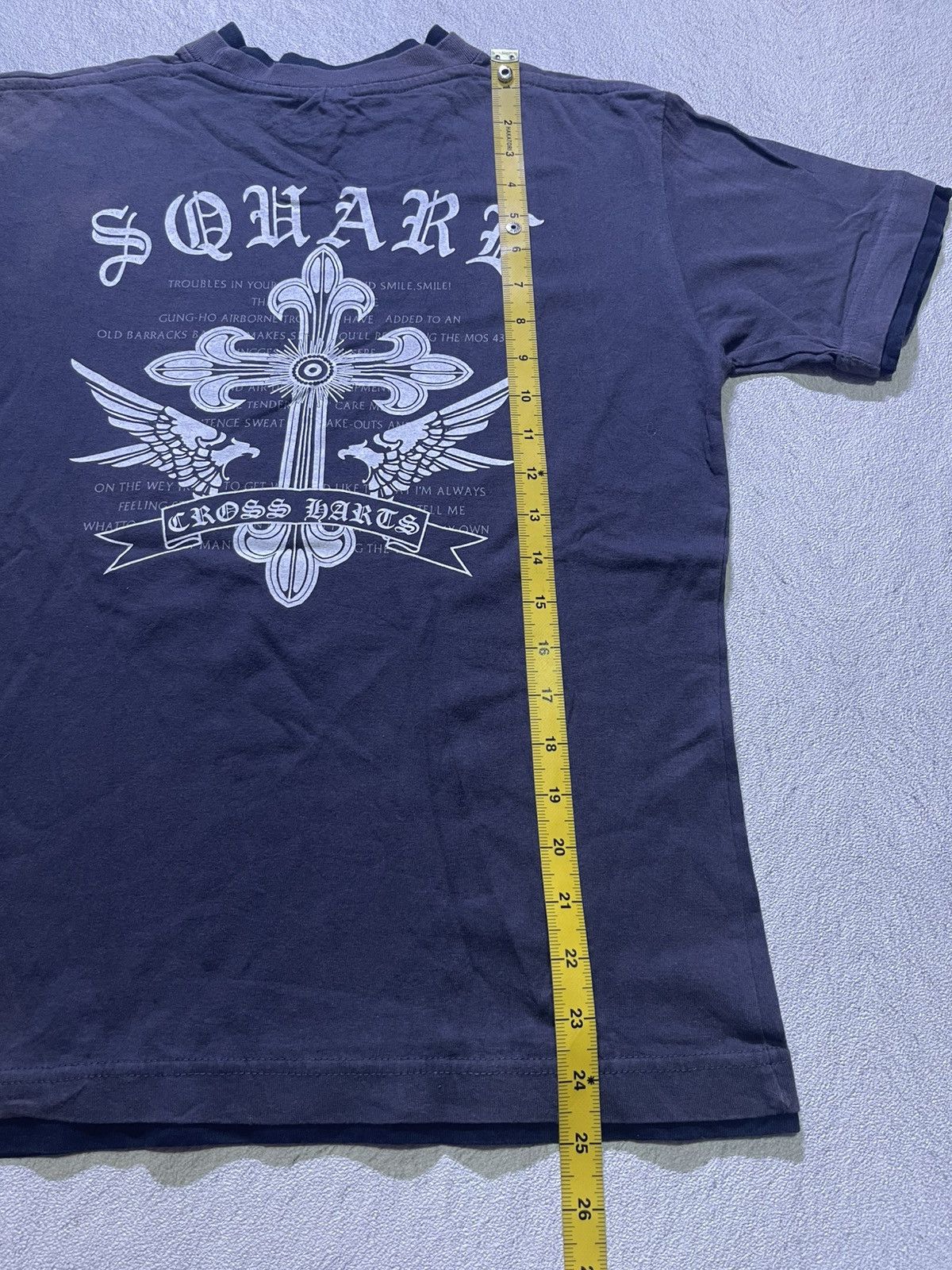 Japanese Brand VINTAGE Y2K SQHARE short sleeve tshirt Size US M / EU 48-50 / 2 - 10 Thumbnail